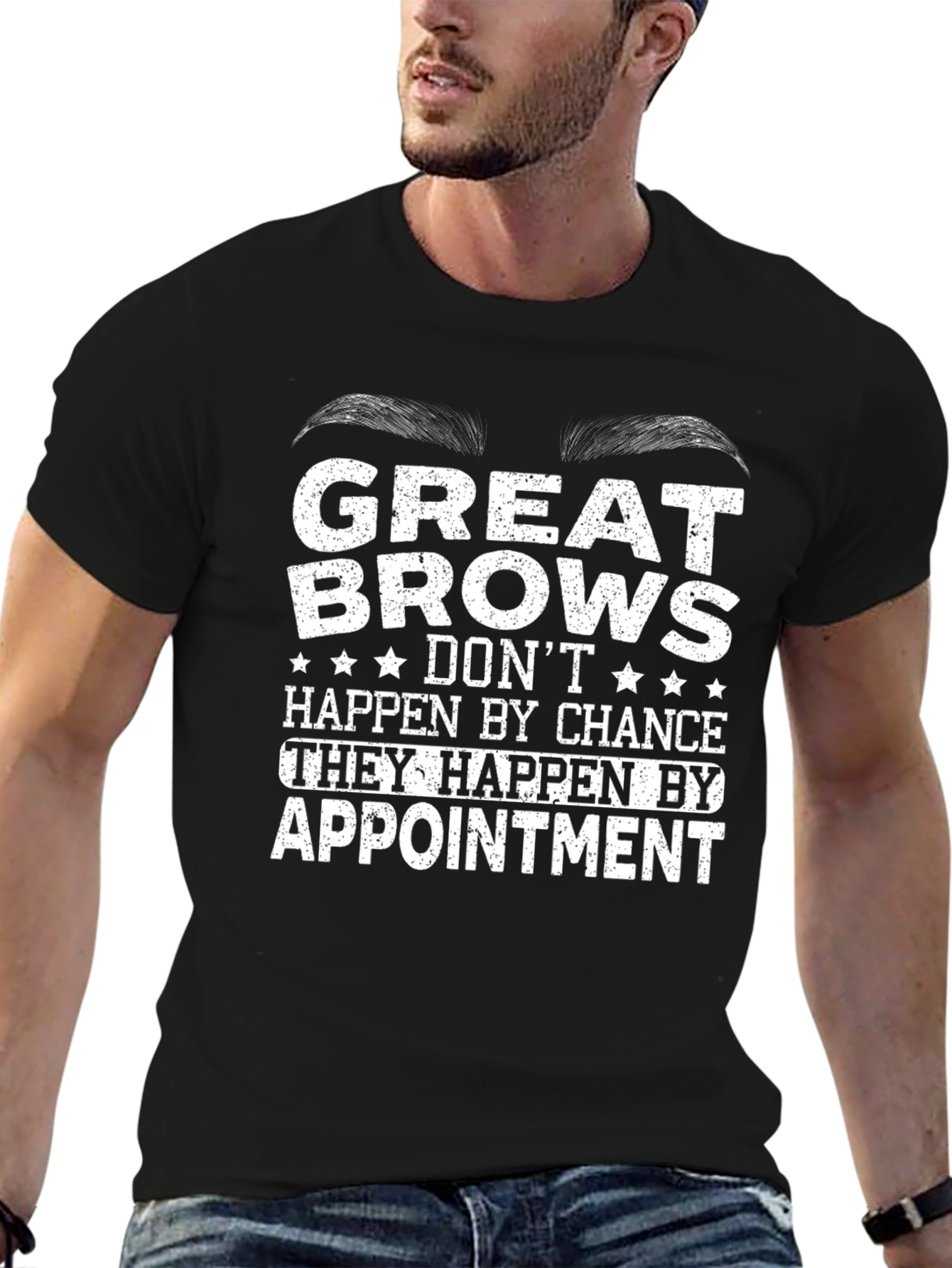 Great Brows Appointment T-Shirt - Stylish Eyebrow Design