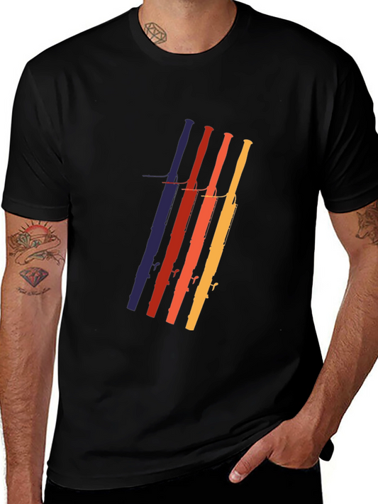 Retro Oboe Music T-Shirt - Cool Instrument Design