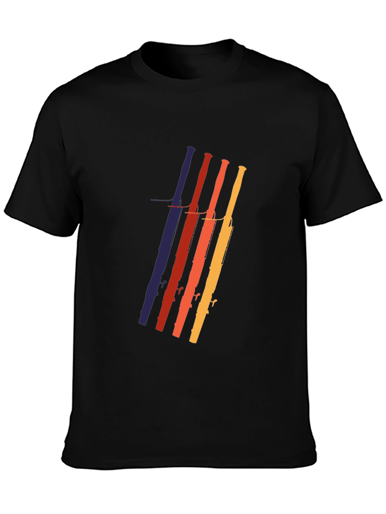 Retro Oboe Music T-Shirt - Cool Instrument Design