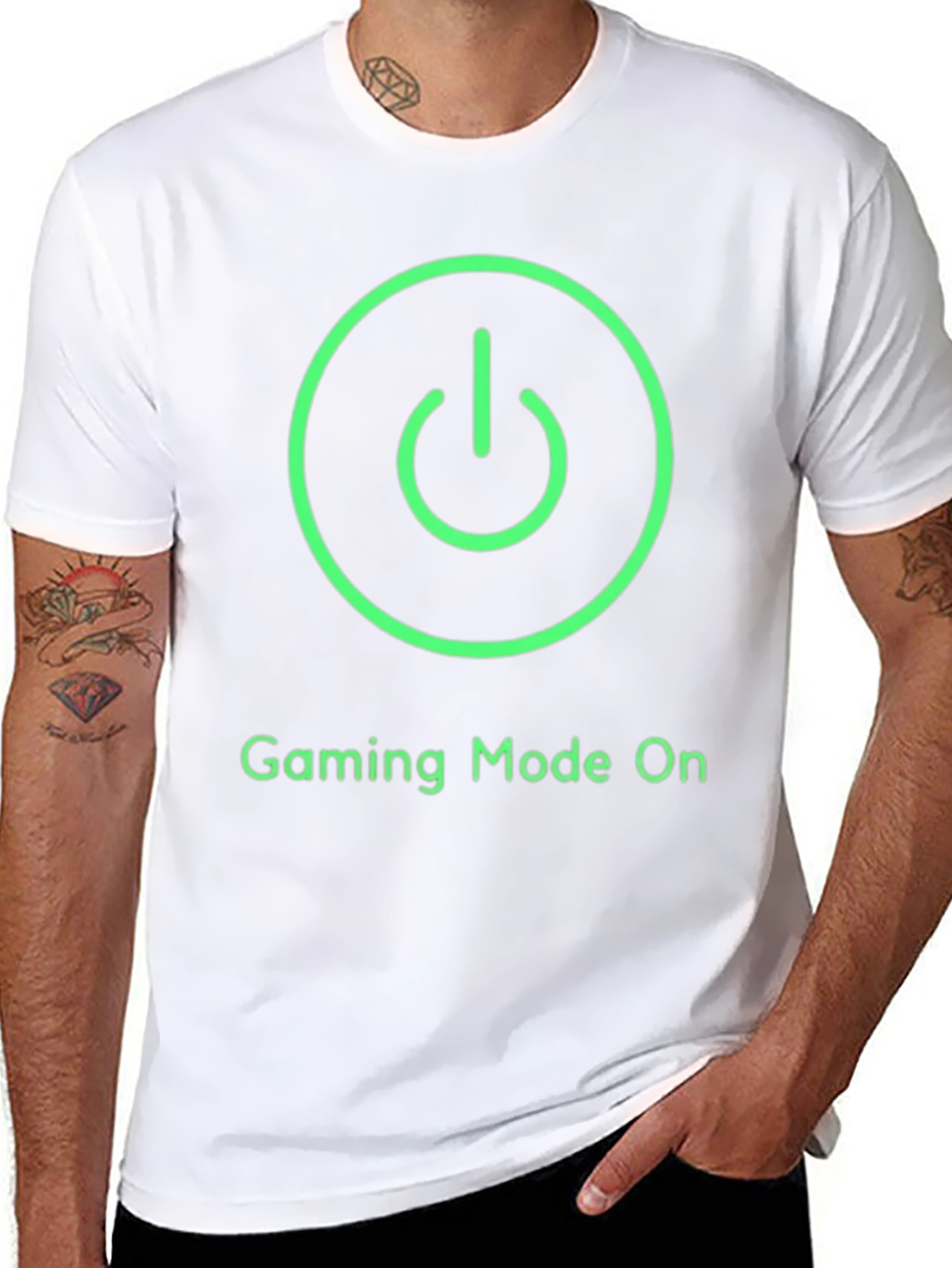 Gaming Mode On Black T-Shirt - Gamer Apparel