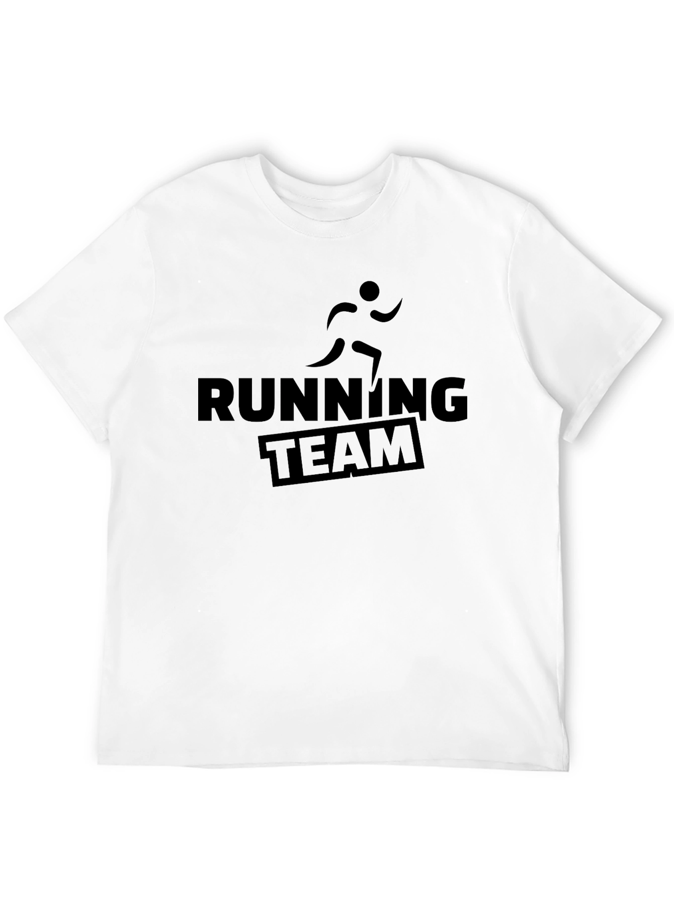 Running Team Black Graphic Tee