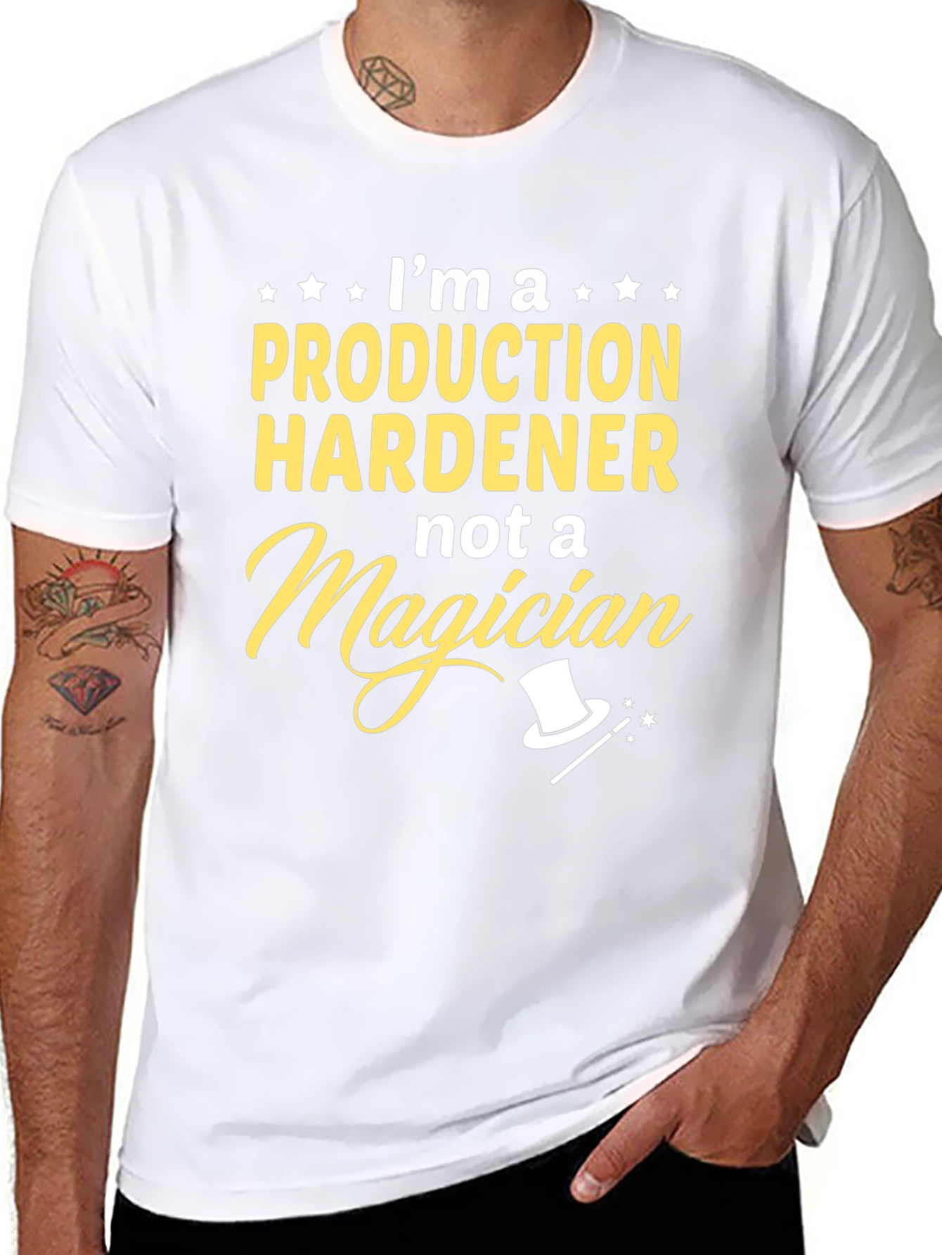 Production Hardener T-Shirt - Not a Magician Graphic Tee