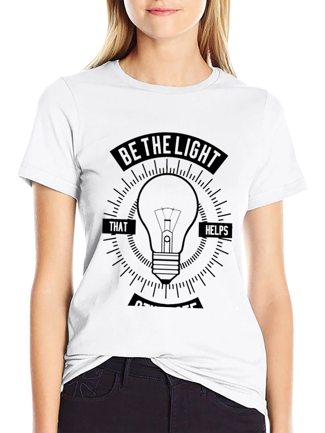 Be The Light T-Shirt - Motivational Graphic Tee