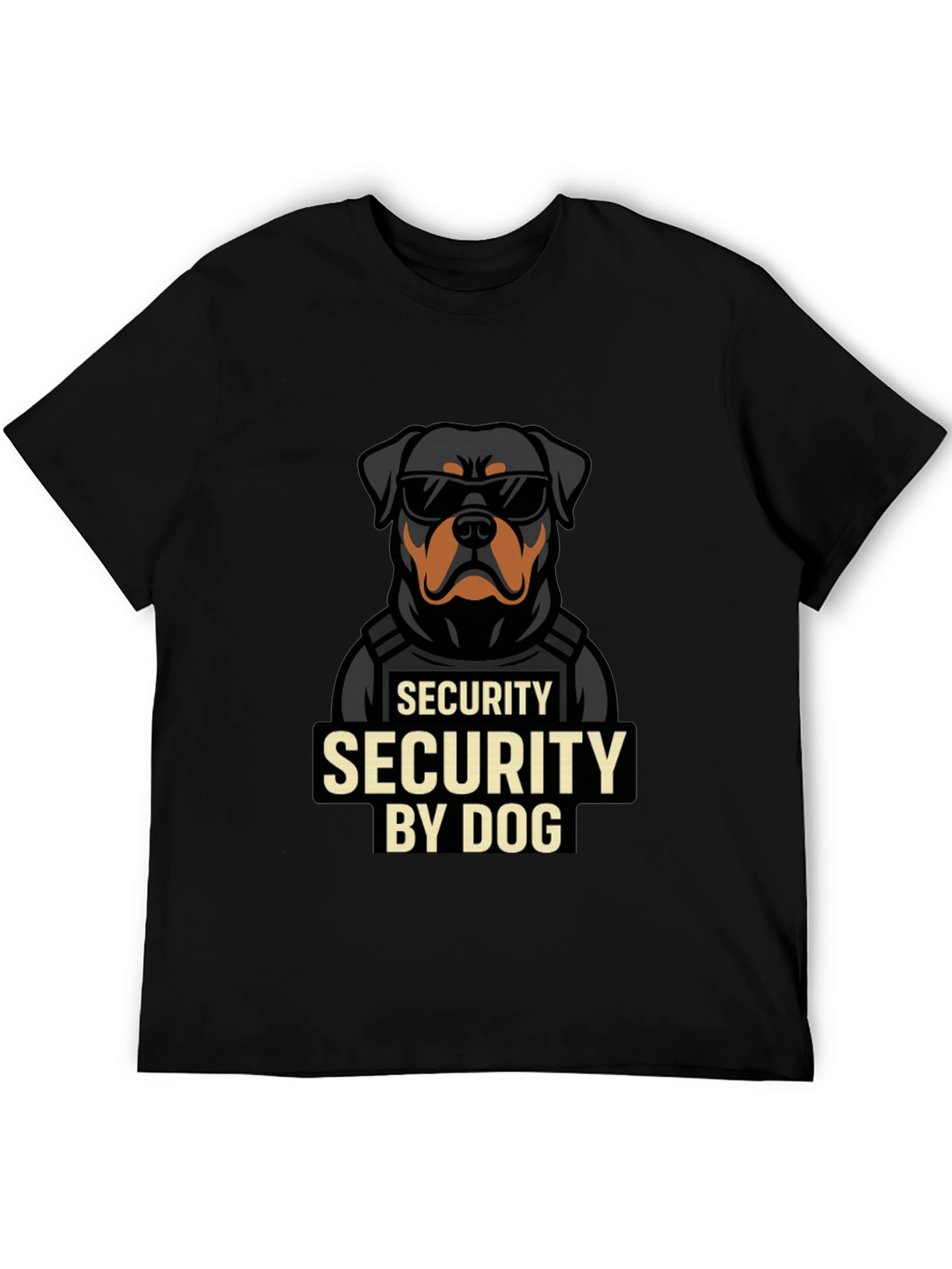 Security Rottweiler Dog Graphic T-Shirt