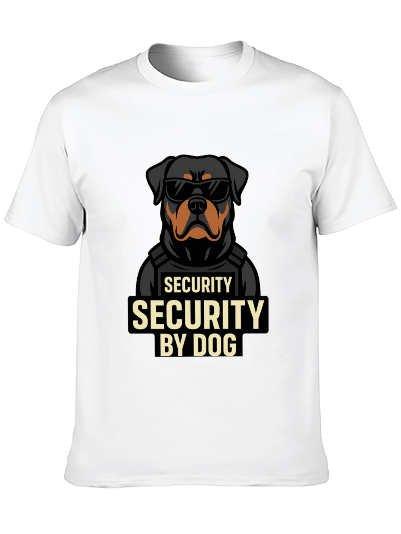 Security Rottweiler Dog Graphic T-Shirt