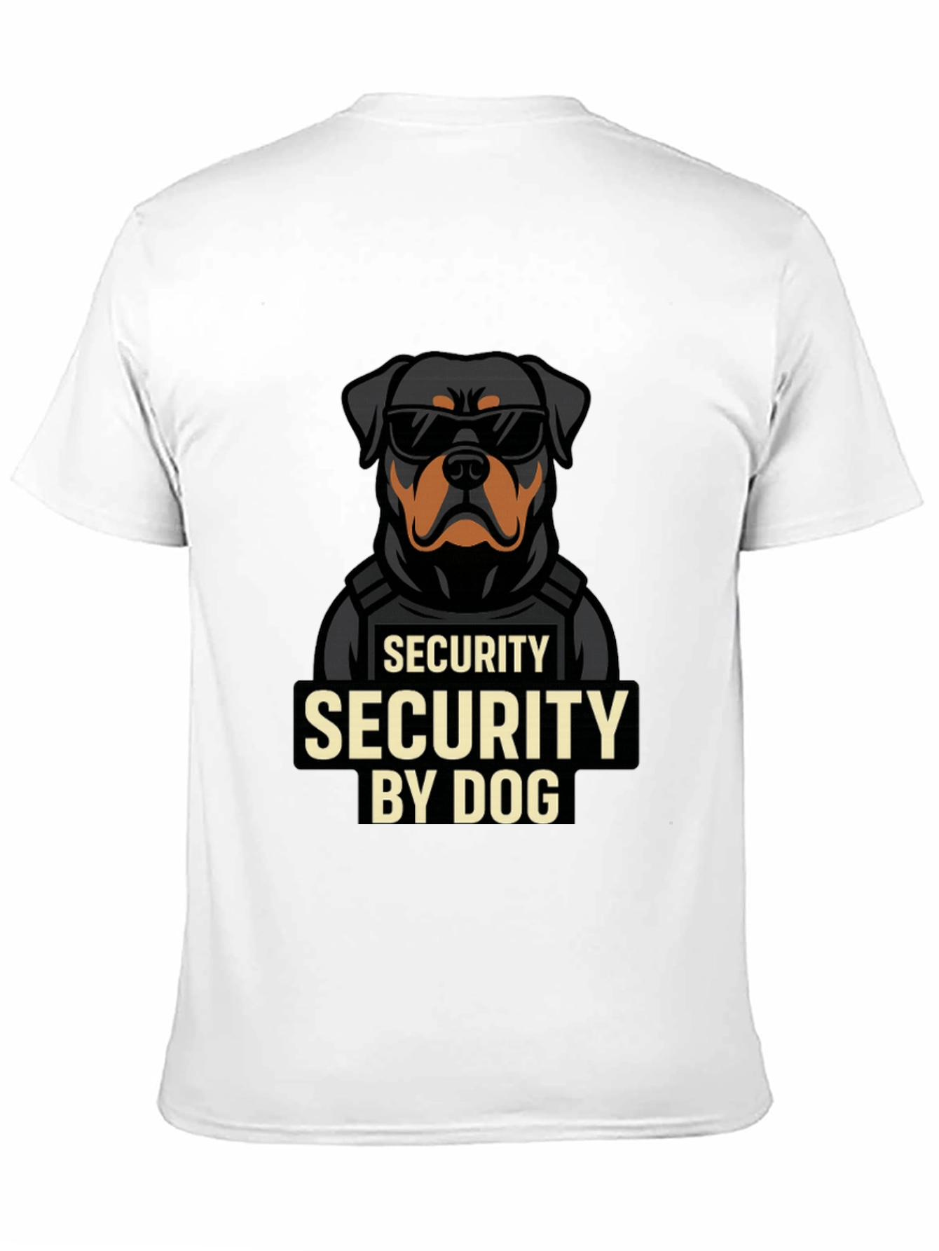 Security Rottweiler Dog Graphic T-Shirt