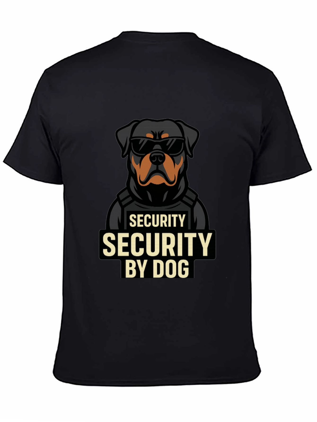 Security Rottweiler Dog Graphic T-Shirt