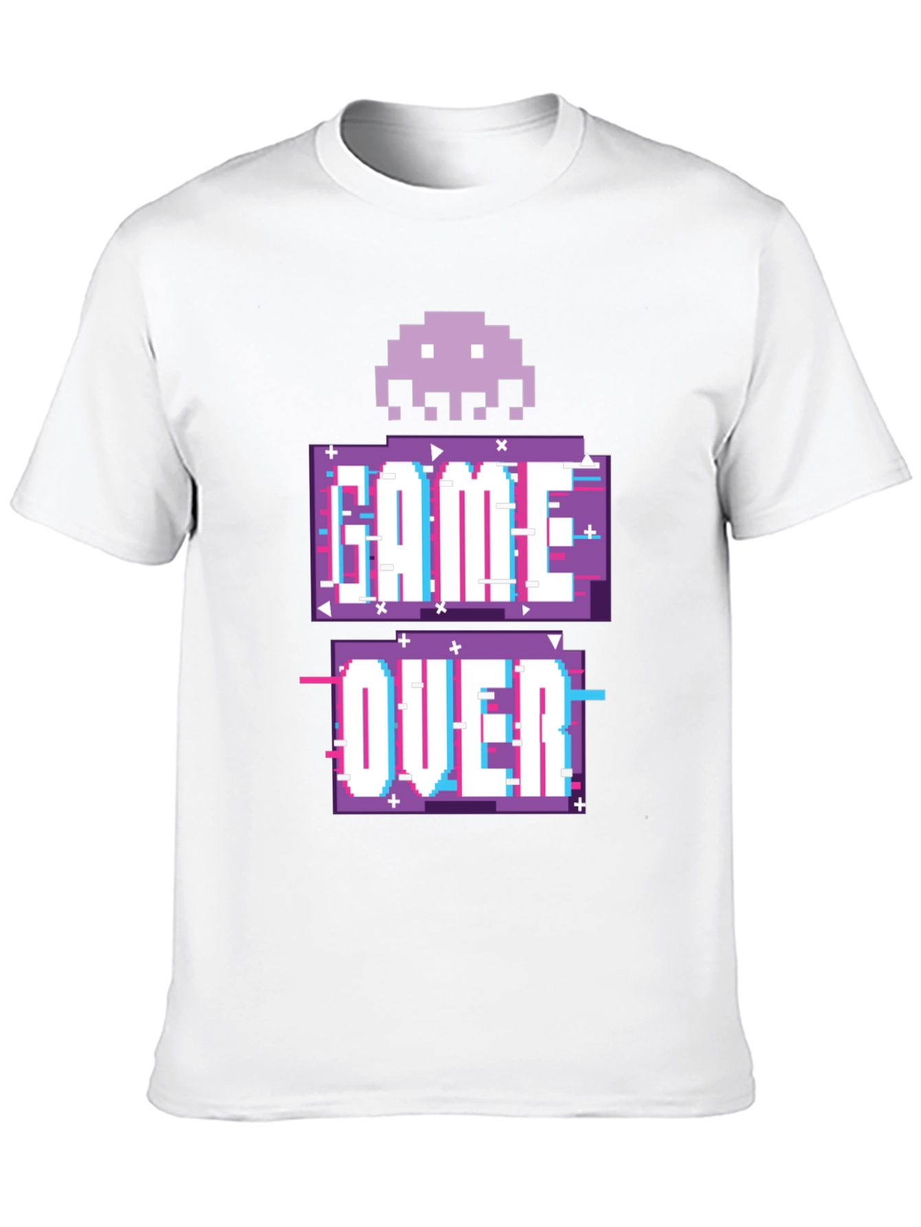 Game Over Pixel Art T-Shirt - Retro Gaming Style
