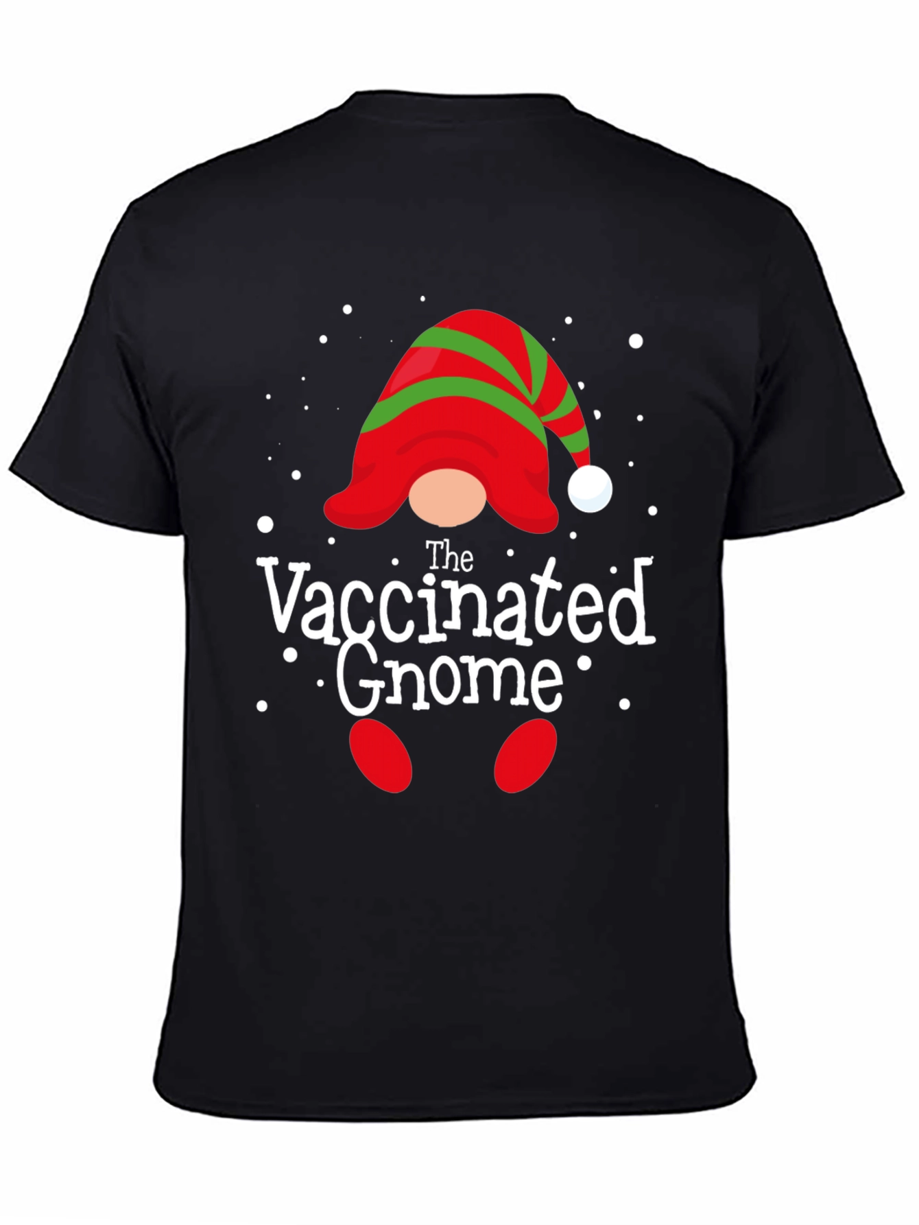 The Vaccinated Gnome Holiday T-Shirt