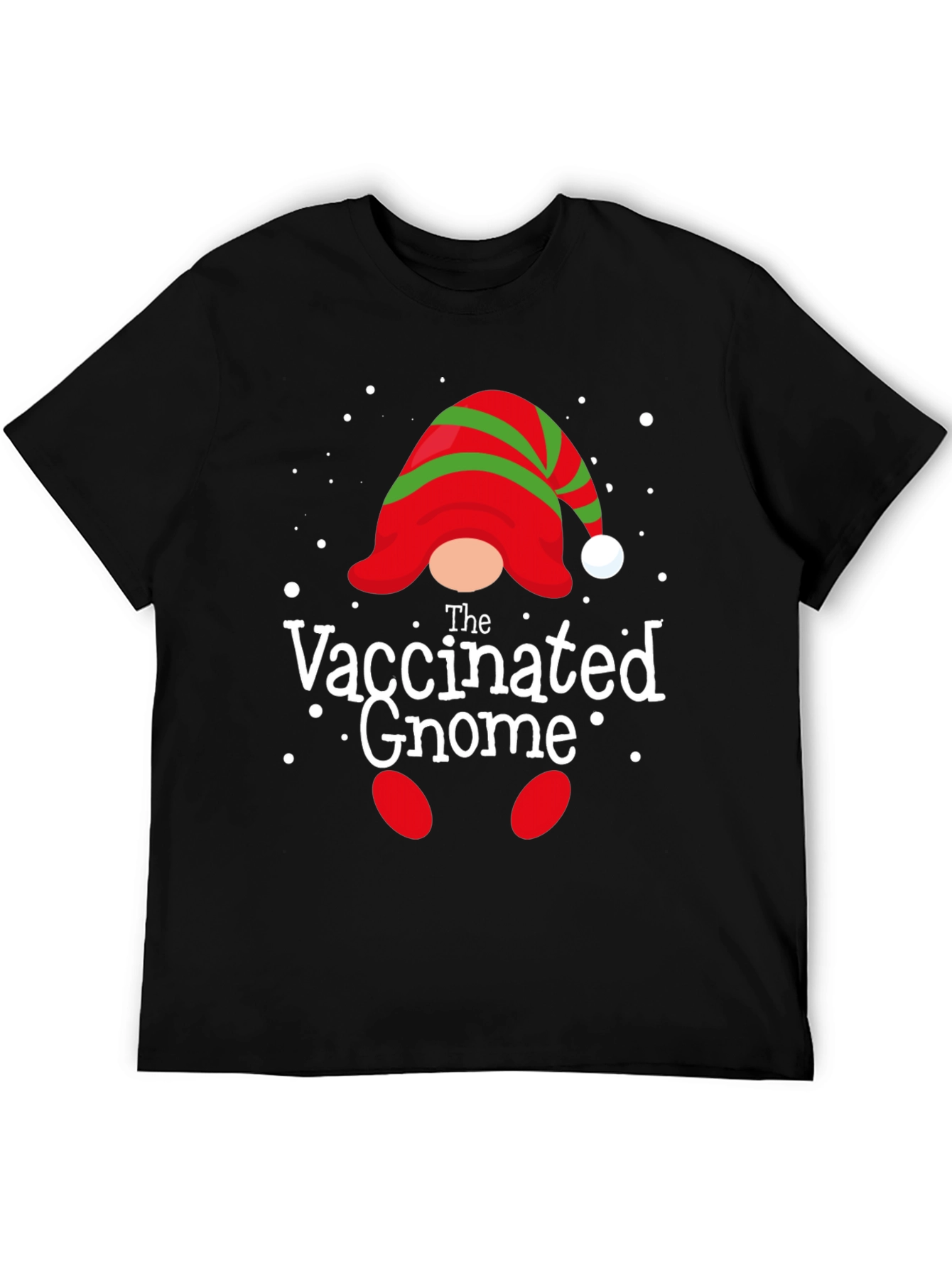 The Vaccinated Gnome Holiday T-Shirt