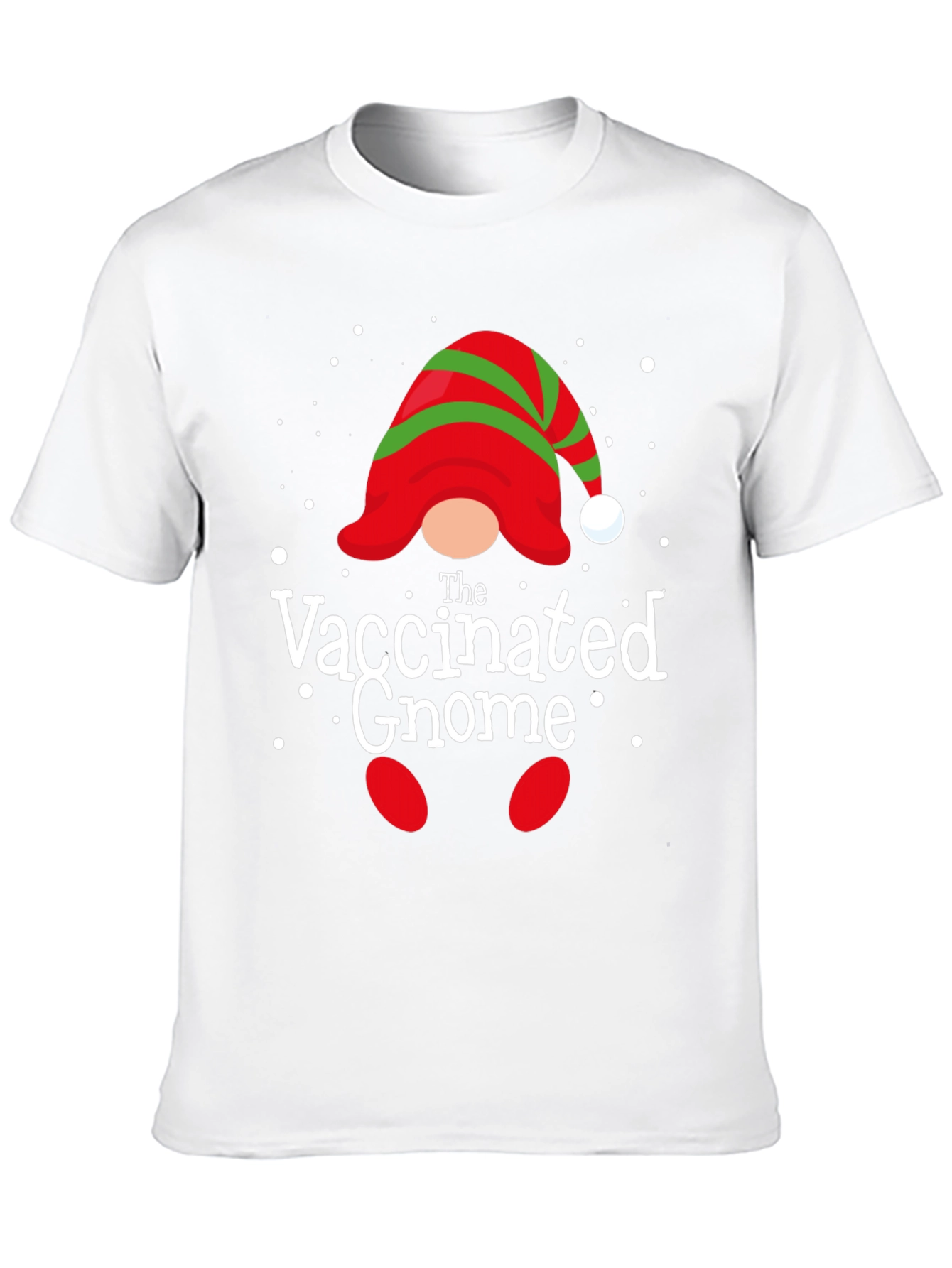 The Vaccinated Gnome Holiday T-Shirt