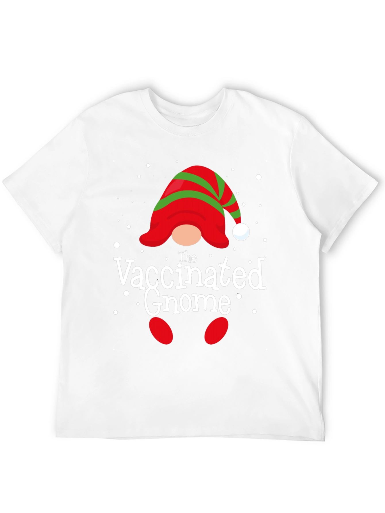 The Vaccinated Gnome Holiday T-Shirt