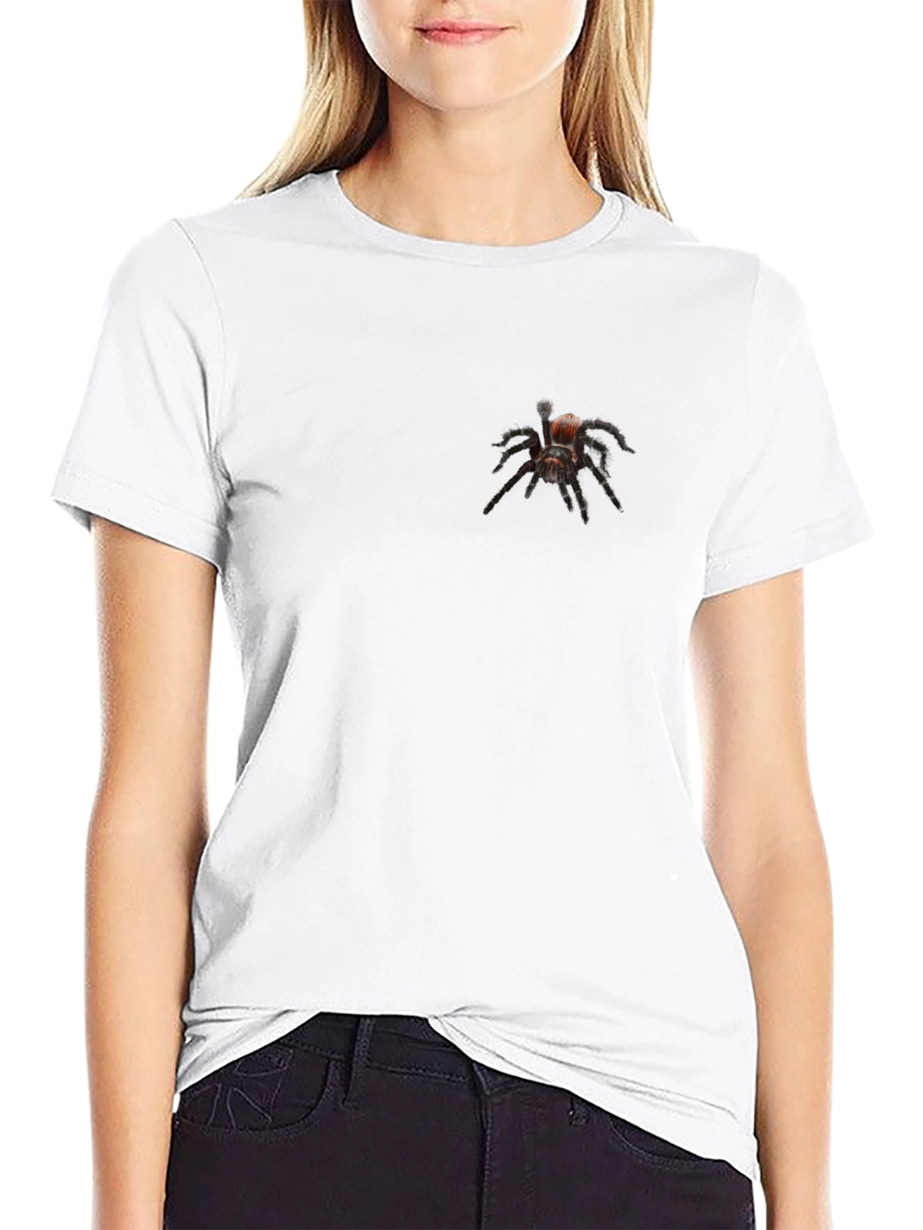 Tarantula Graphic Tee - Black Cotton Blend