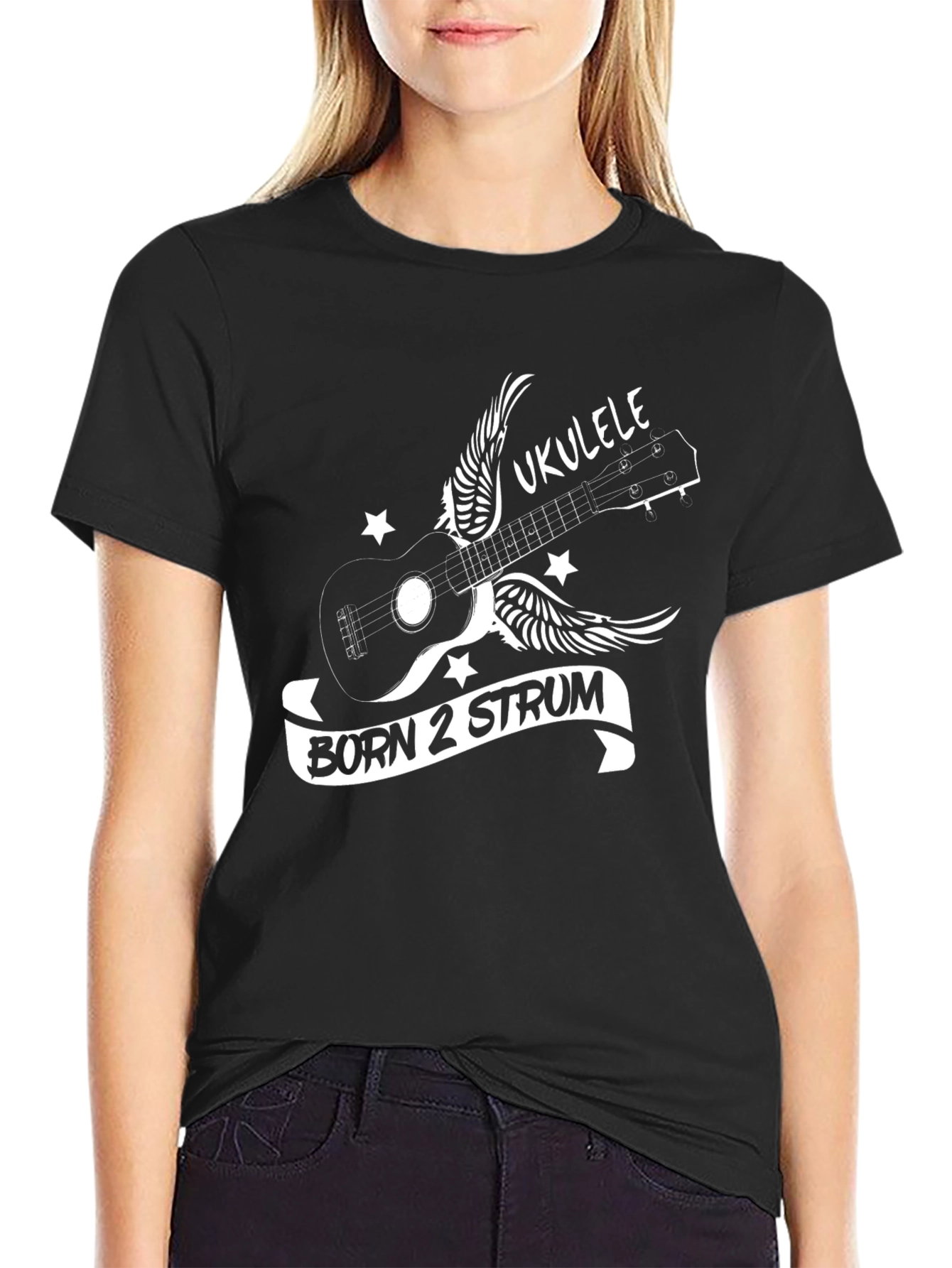 Born 2 Strum Ukulele Graphic Tee