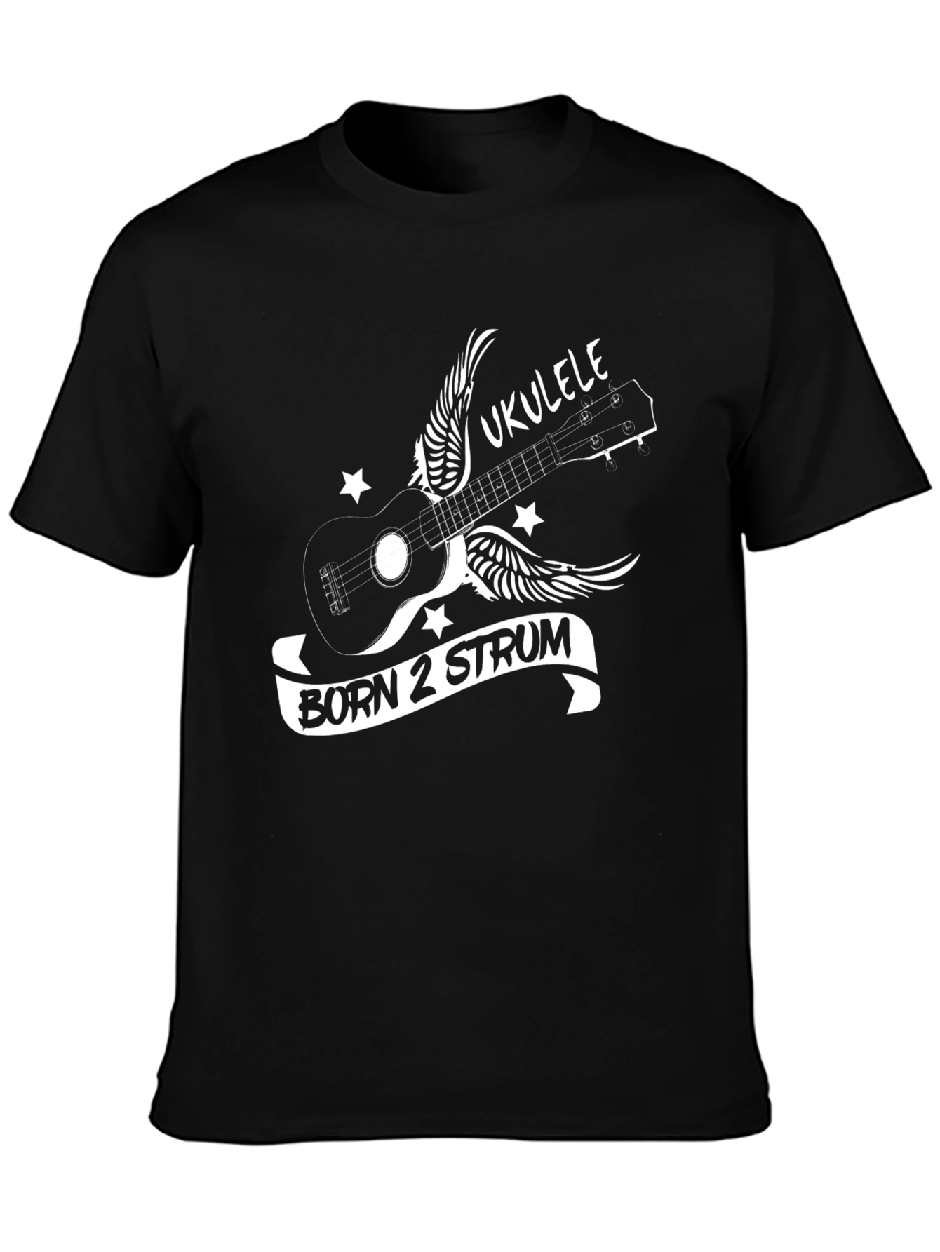 Born 2 Strum Ukulele Graphic Tee