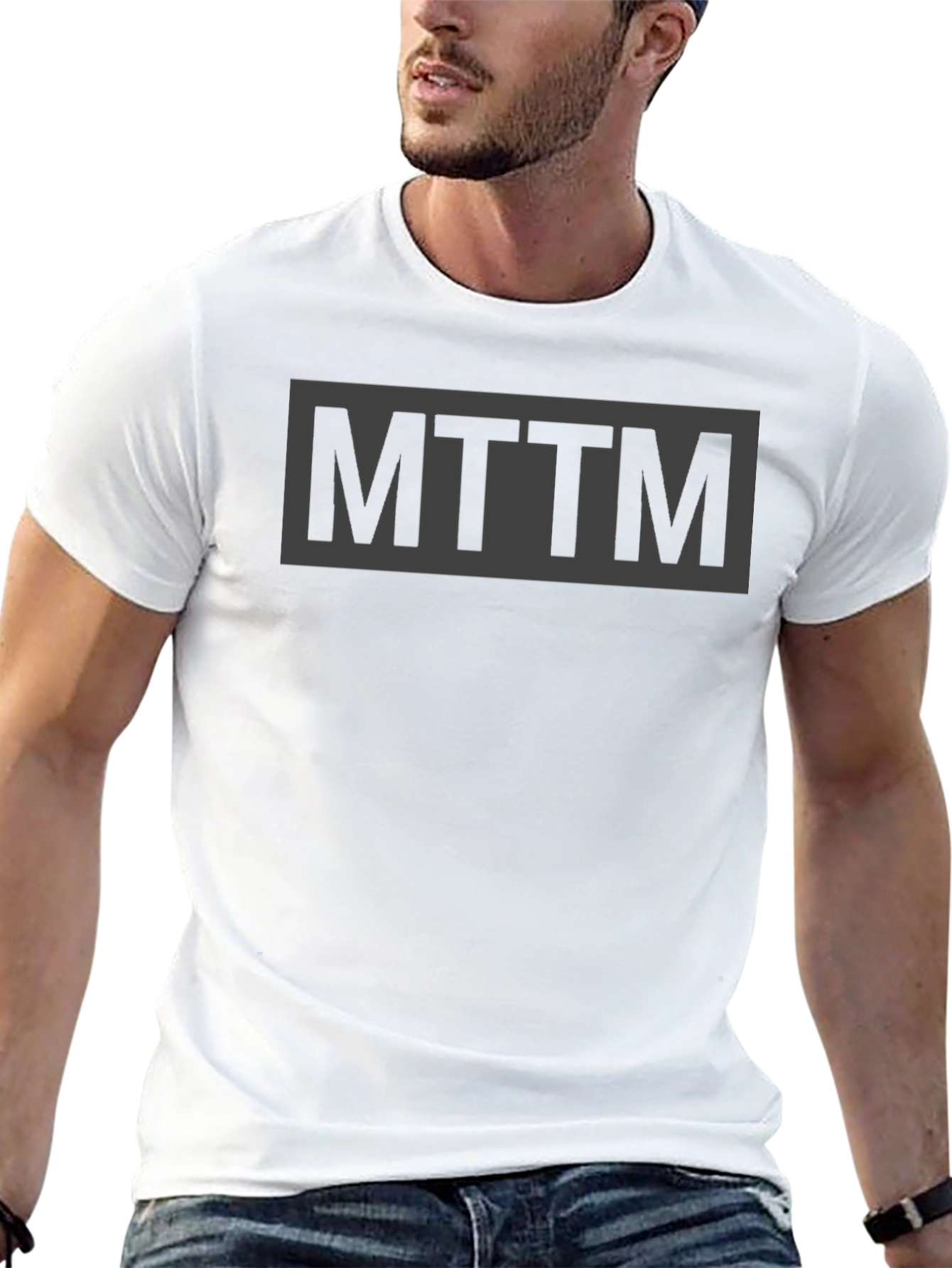 Modern MTMM Graphic Print Crew Neck T-Shirt