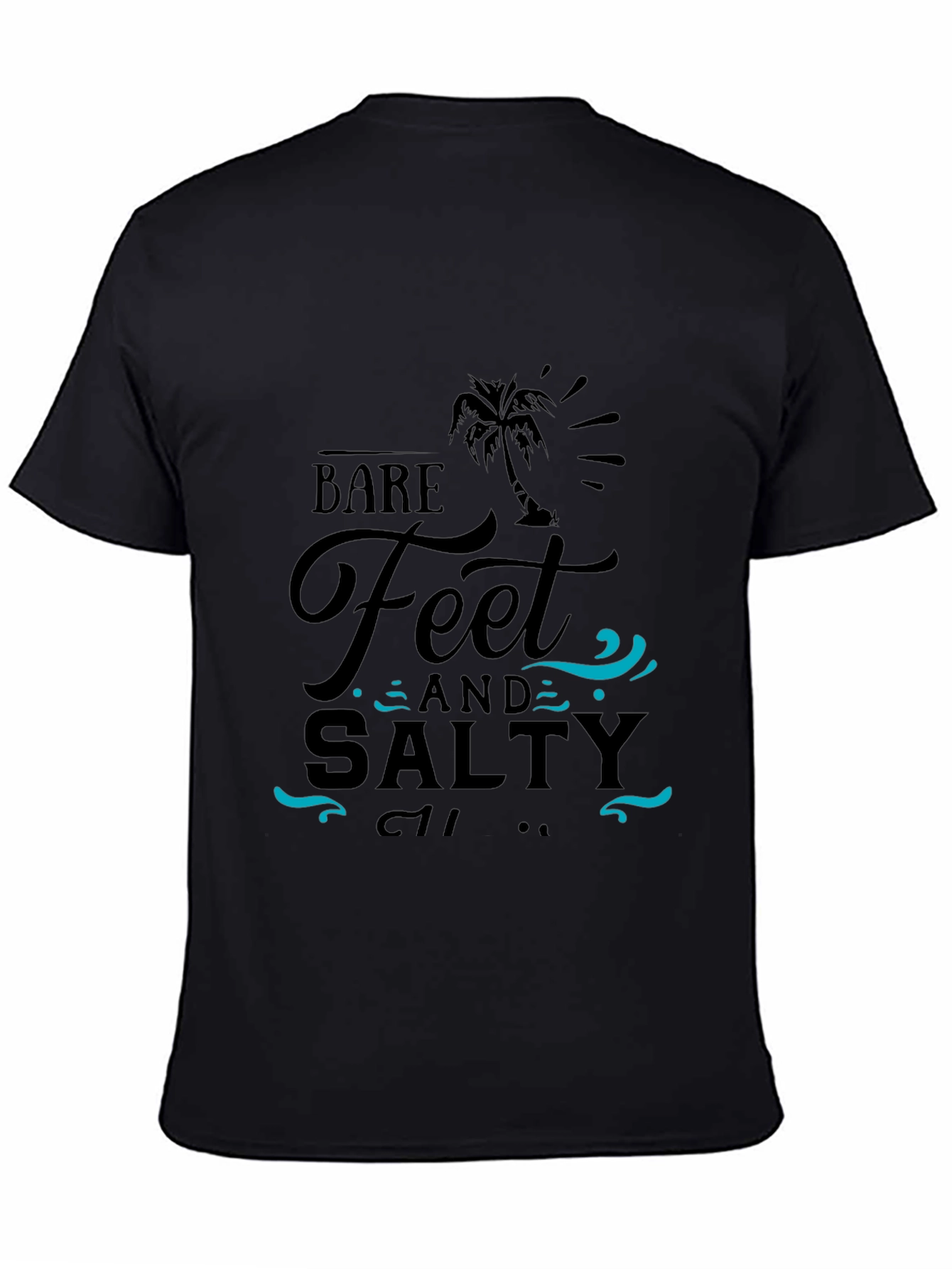 Bare Feet & Salty T-Shirt - Beach Vibes!