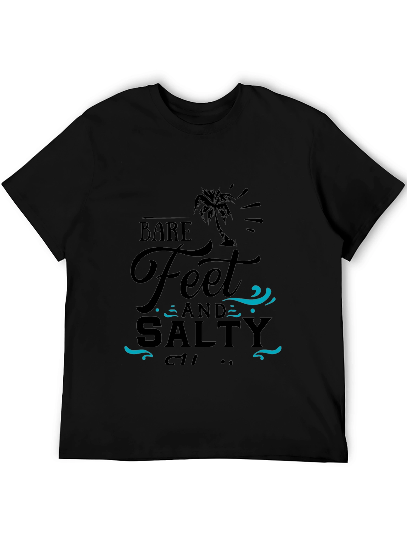 Bare Feet & Salty T-Shirt - Beach Vibes!
