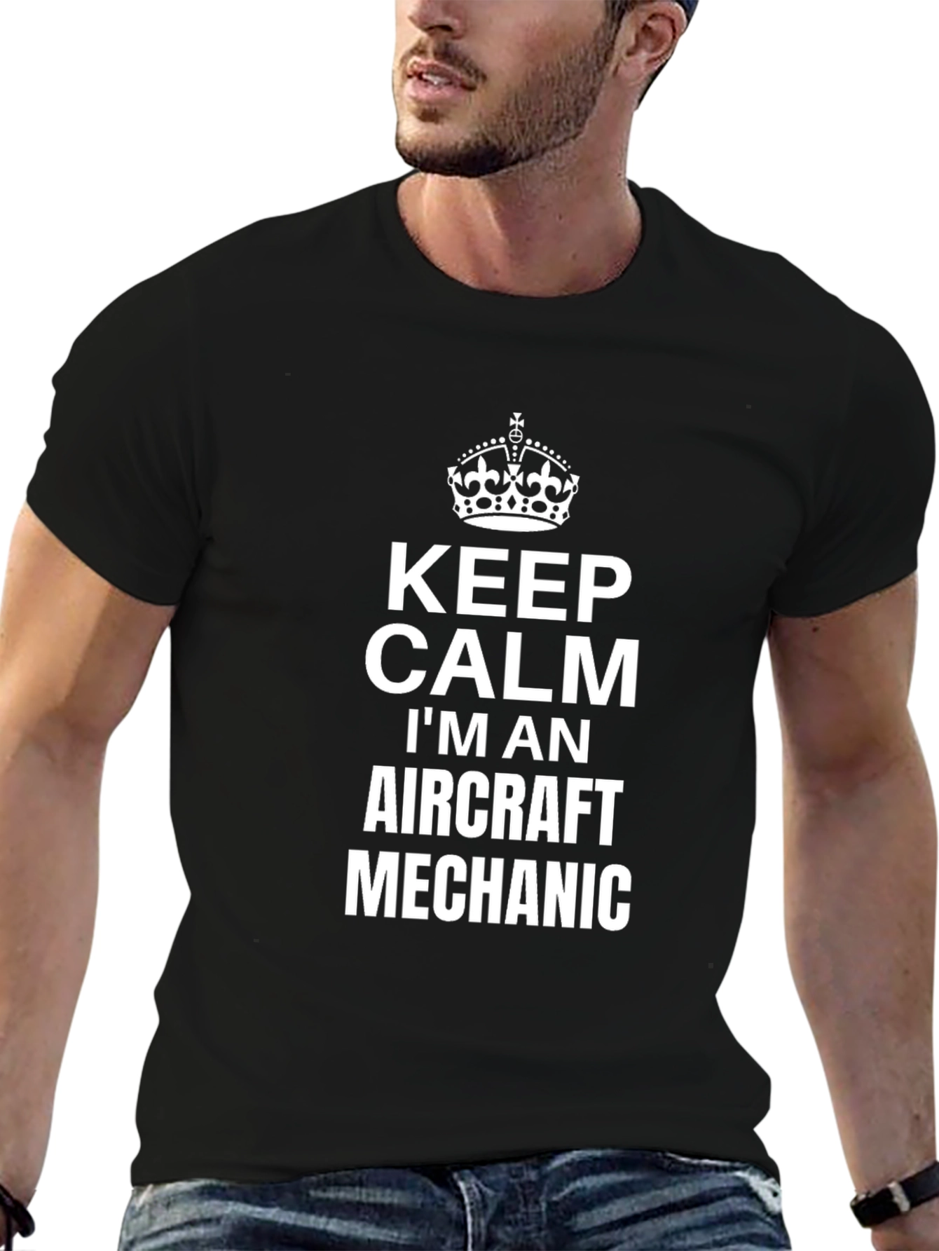 Keep Calm Aircraft Mechanic T-Shirt