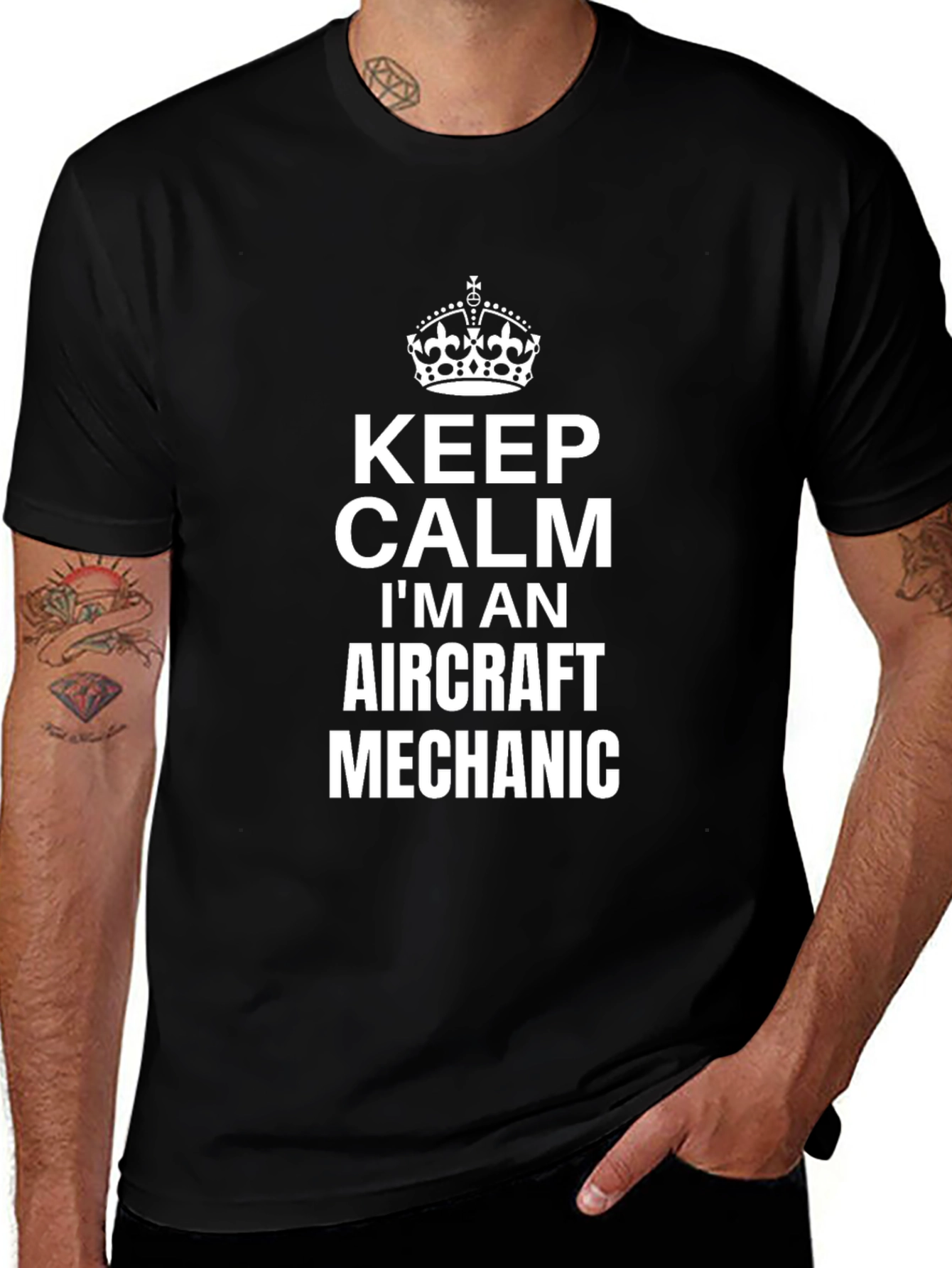 Keep Calm Aircraft Mechanic T-Shirt