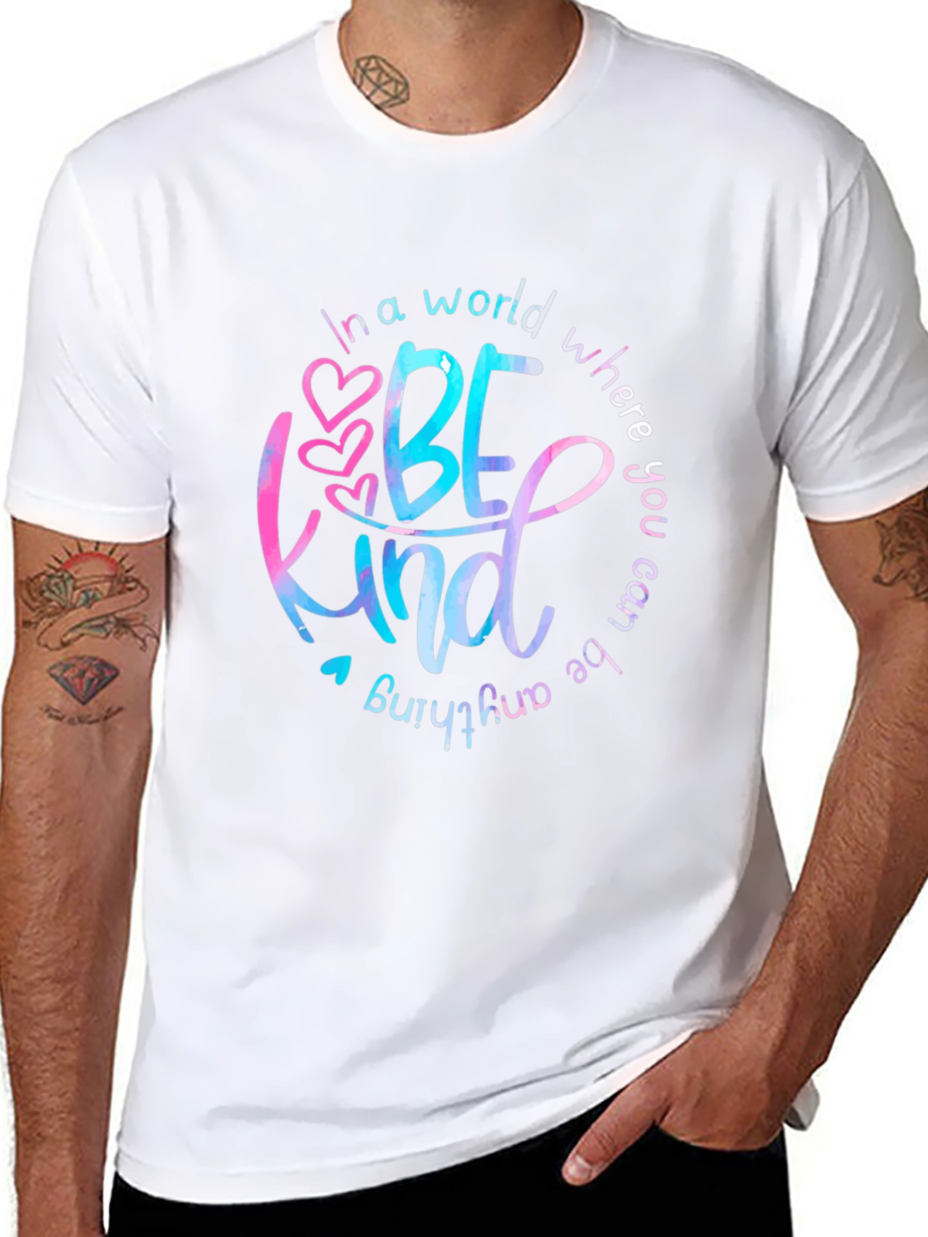 Be Kind Graphic T-Shirt - Soft Cotton Blend