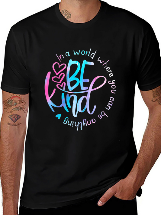 Be Kind Graphic T-Shirt - Soft Cotton Blend