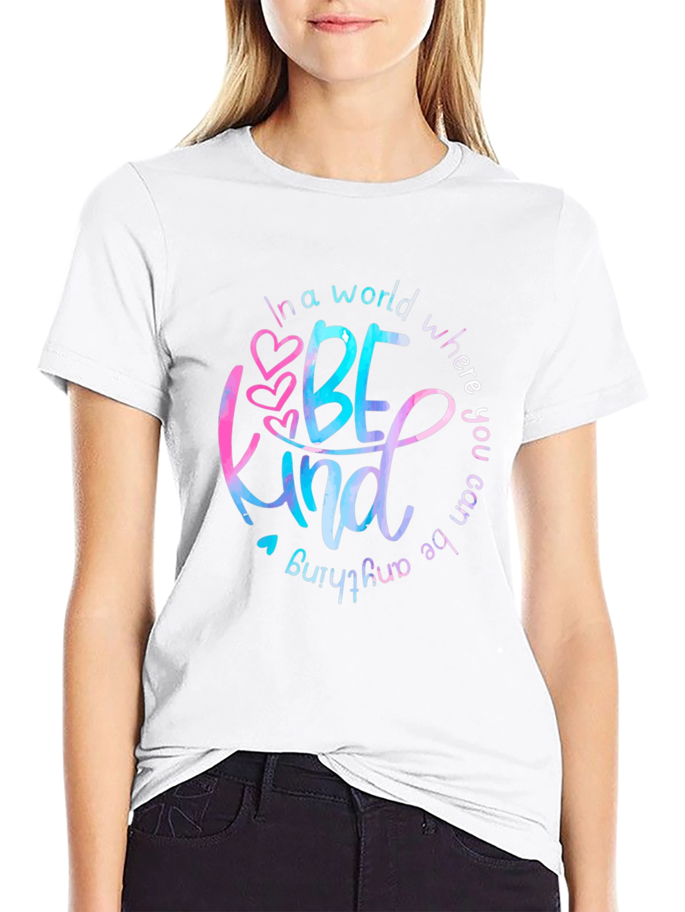 Be Kind Graphic T-Shirt - Soft Cotton Blend