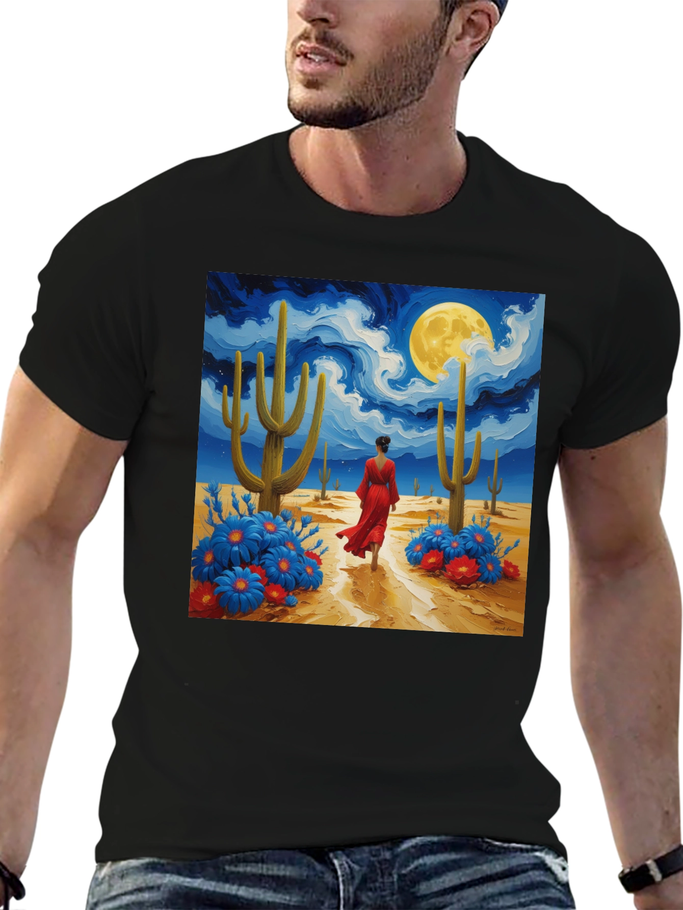 Desert Dreamscape Graphic T-Shirt