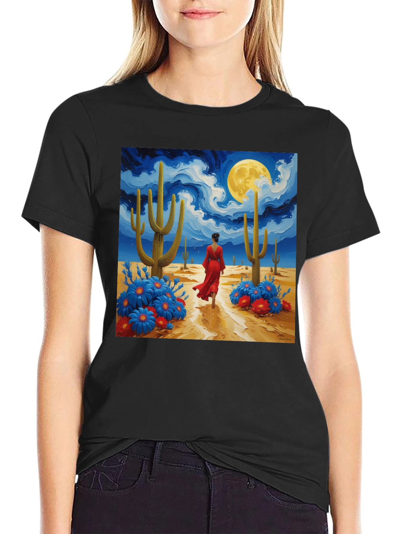 Desert Dreamscape Graphic T-Shirt