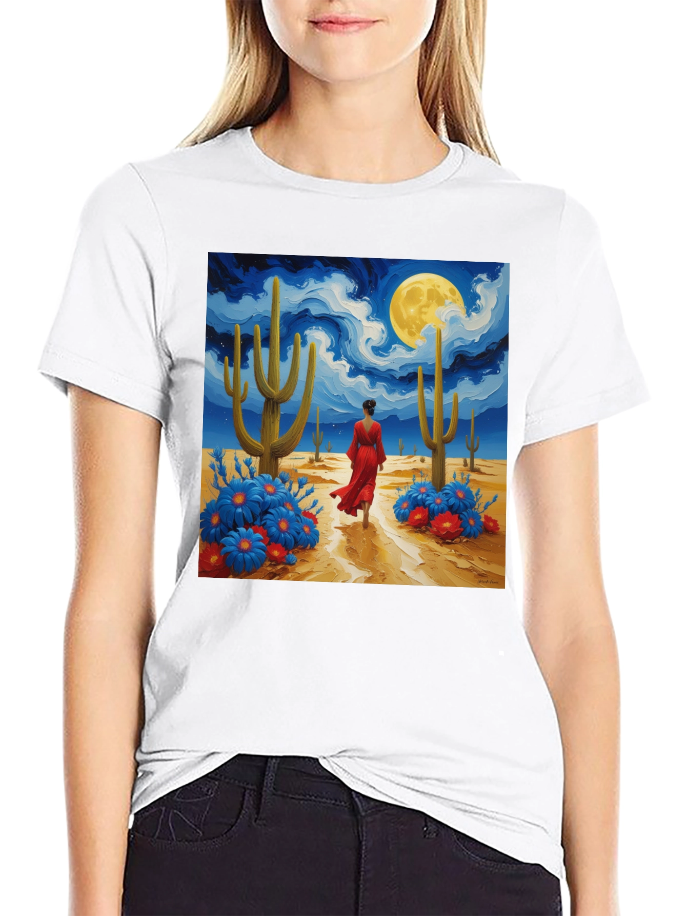 Desert Dreamscape Graphic T-Shirt