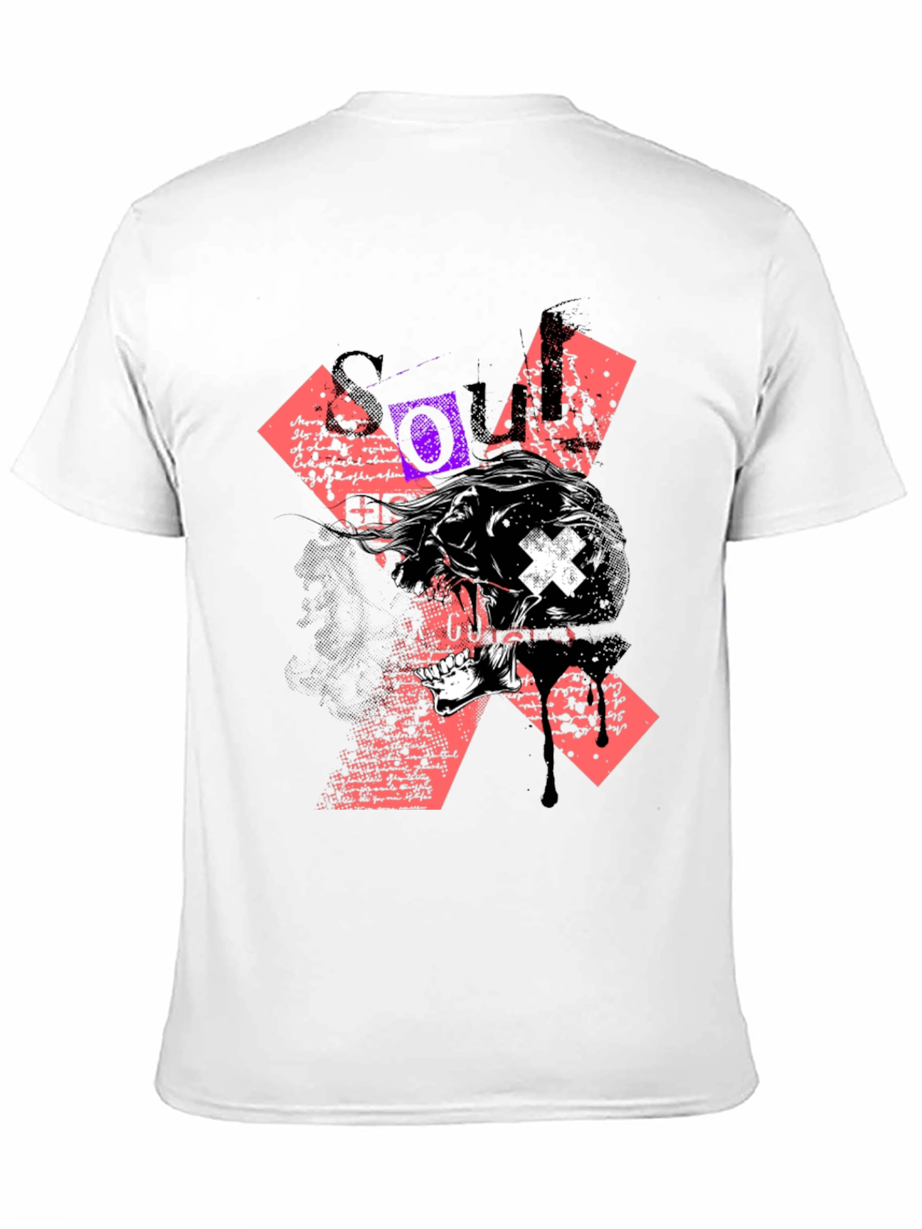 Edgy Skull Graphic Print Black T-Shirt