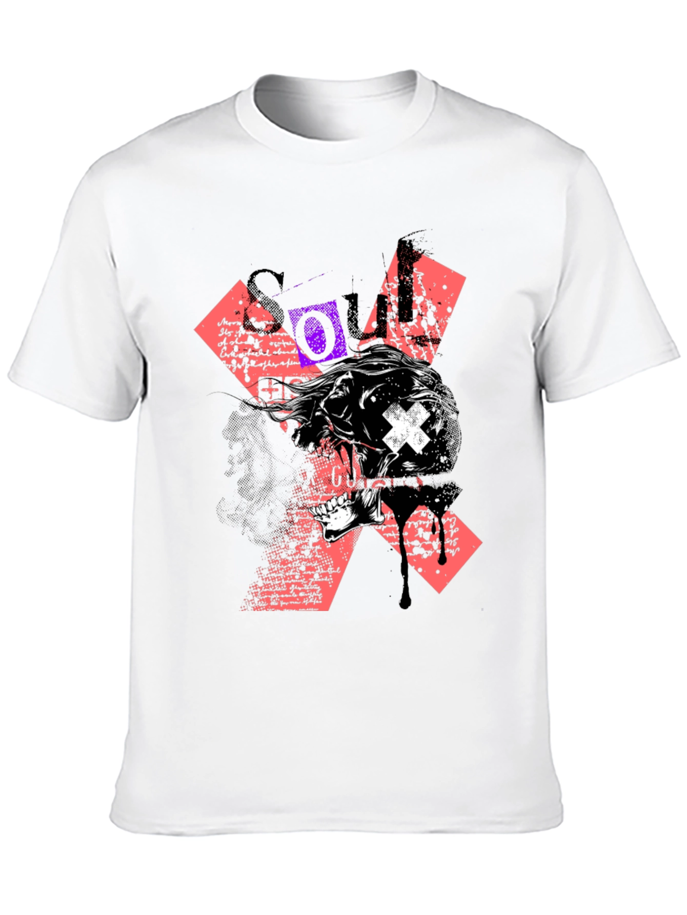 Edgy Skull Graphic Print Black T-Shirt