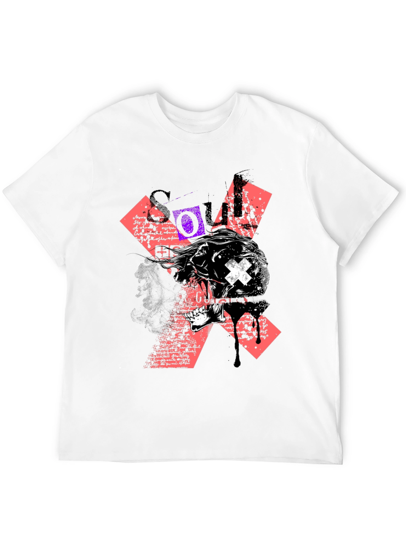 Edgy Skull Graphic Print Black T-Shirt