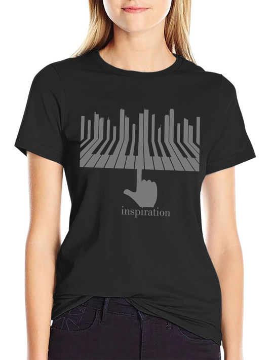 Inspiration Piano Keys Graphic Tee