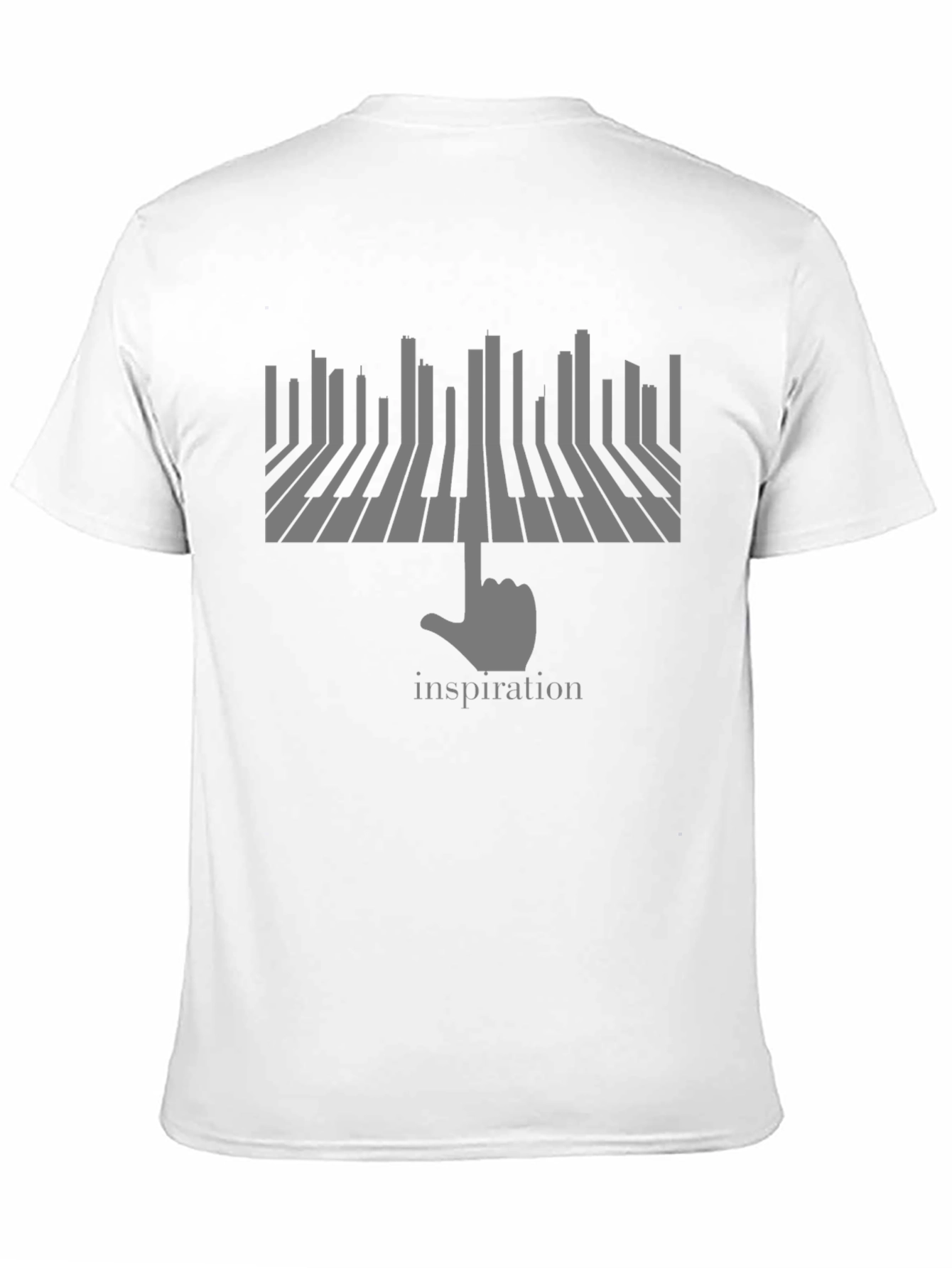 Inspiration Piano Keys Graphic Tee