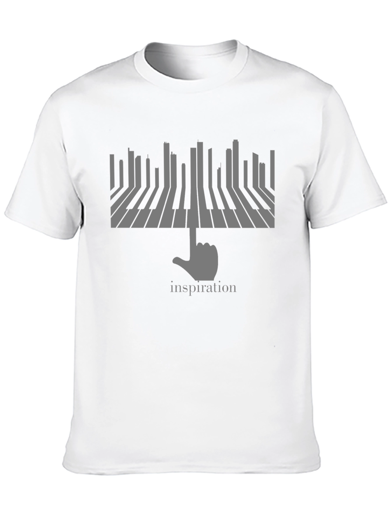 Inspiration Piano Keys Graphic Tee