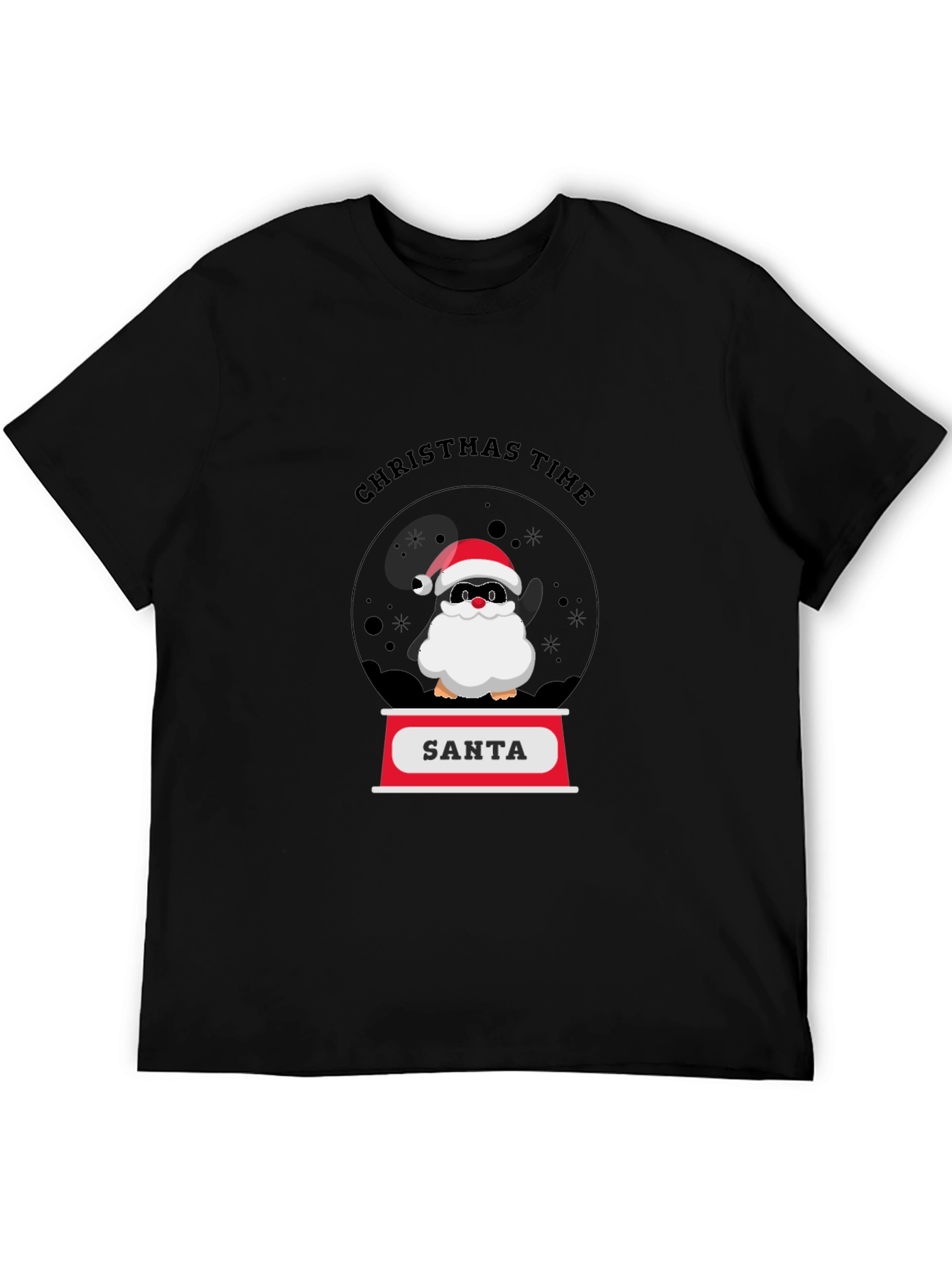 Christmas Time Santa Penguin T-Shirt