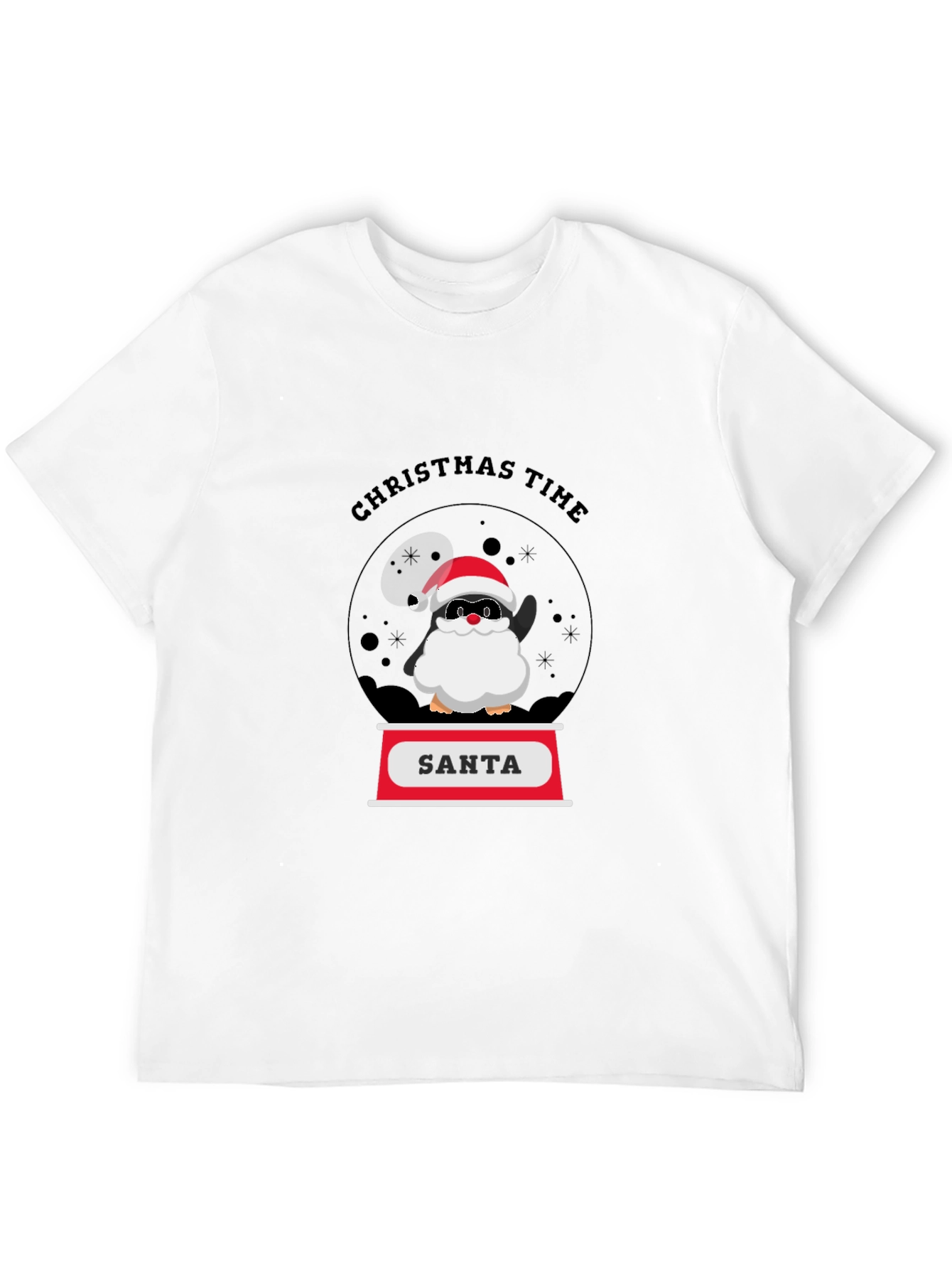 Christmas Time Santa Penguin T-Shirt