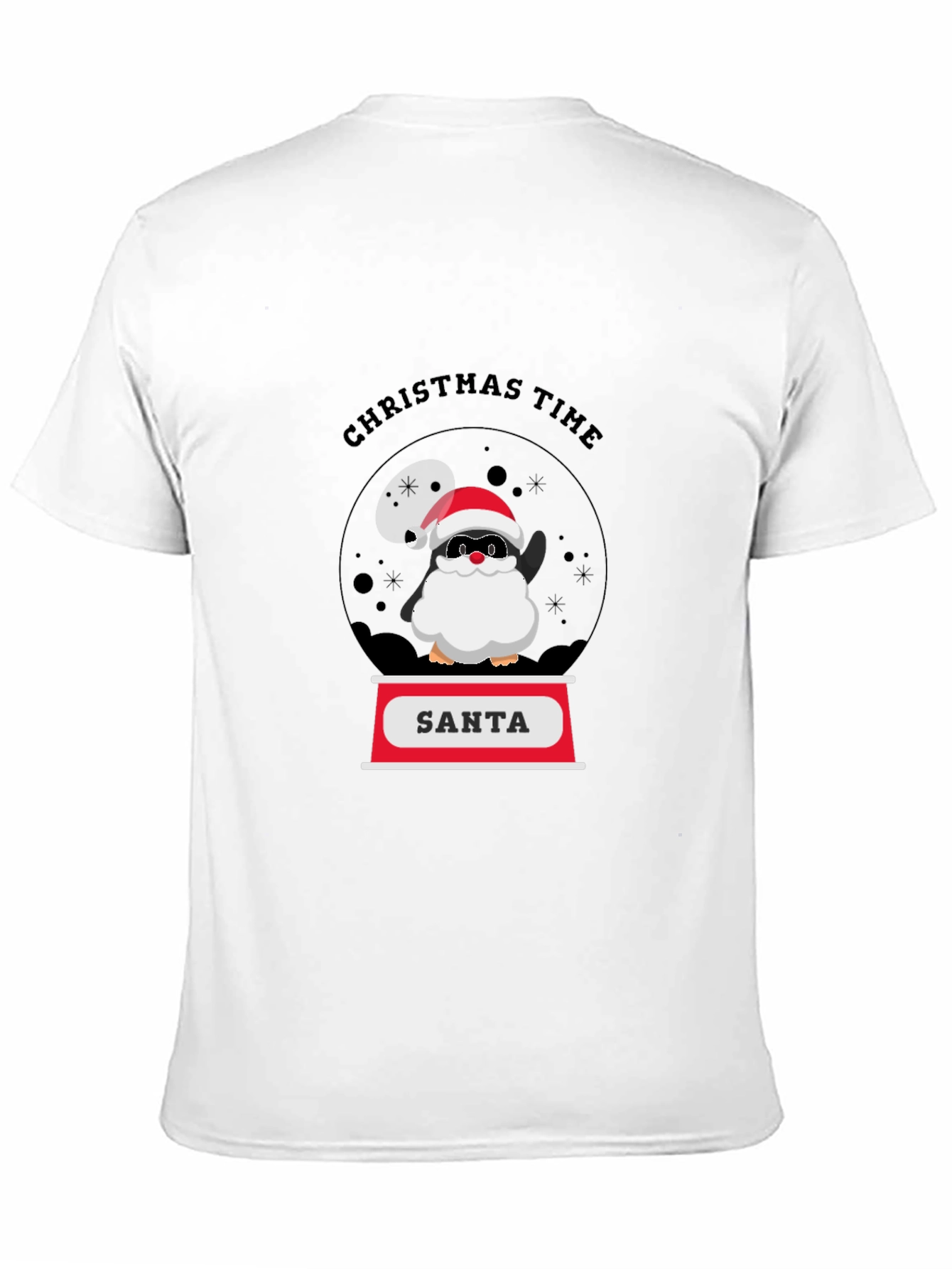 Christmas Time Santa Penguin T-Shirt