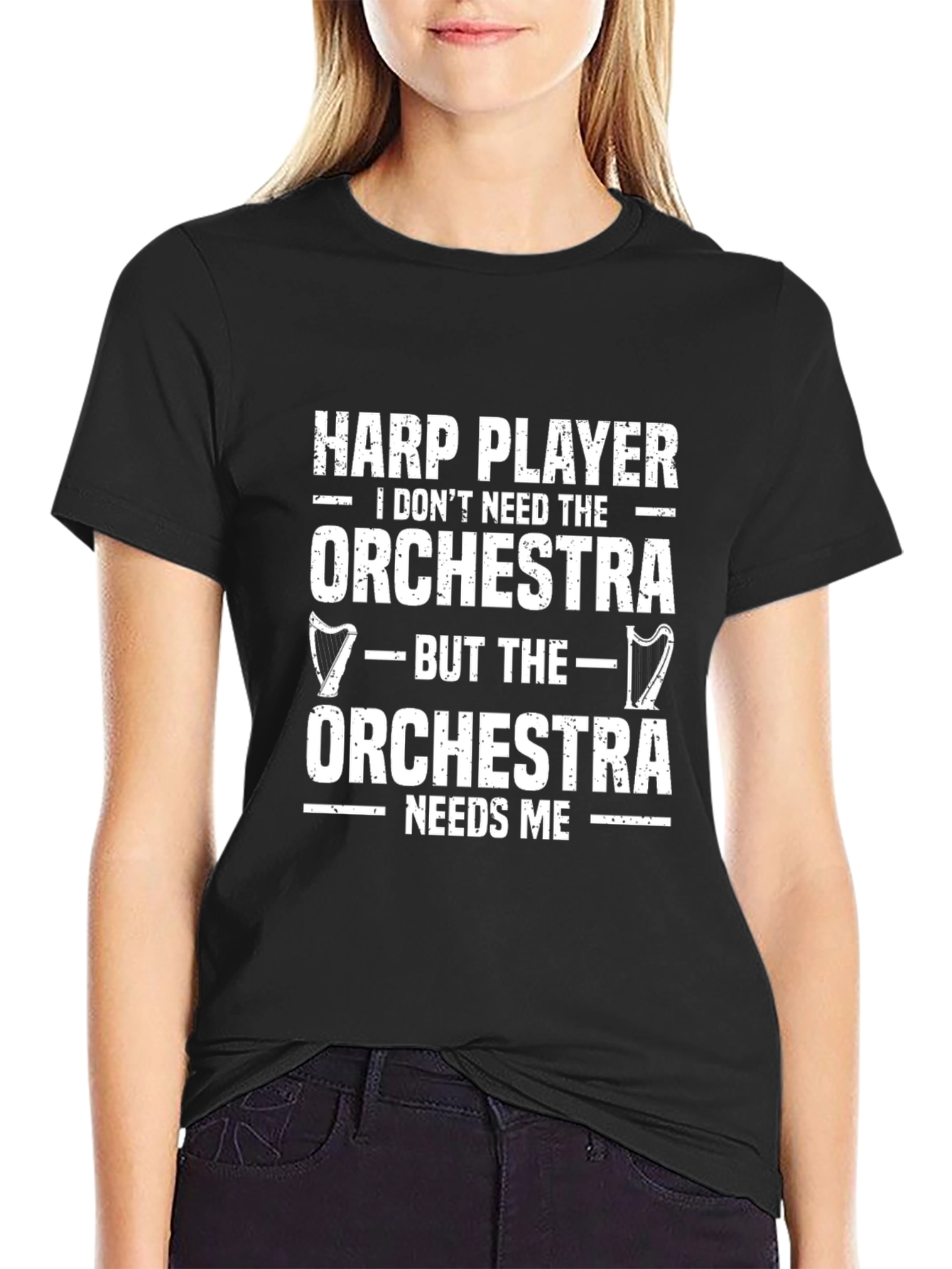 Harp Player Orchestra T-Shirt