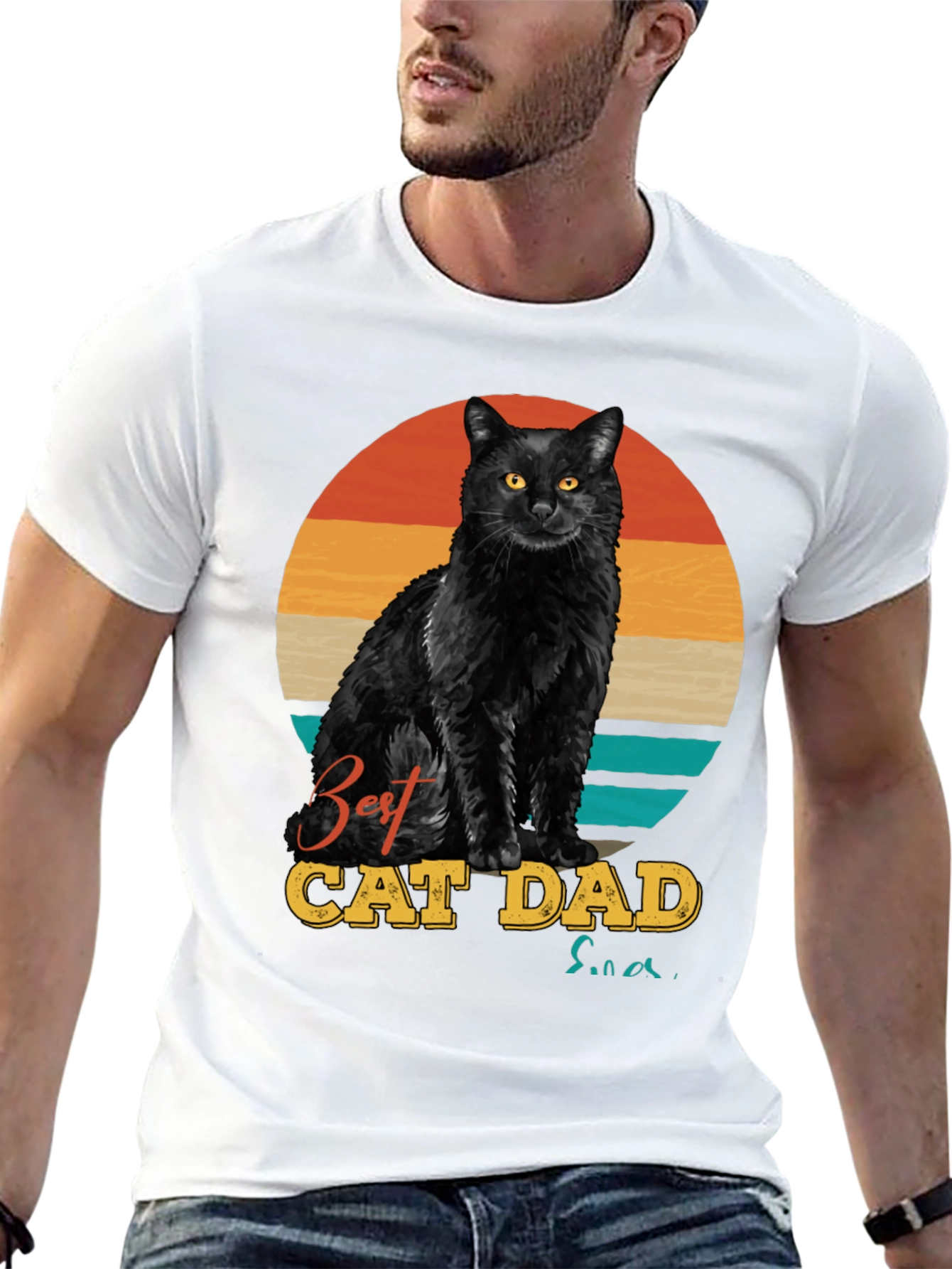 Best Cat Dad Ever T-Shirt