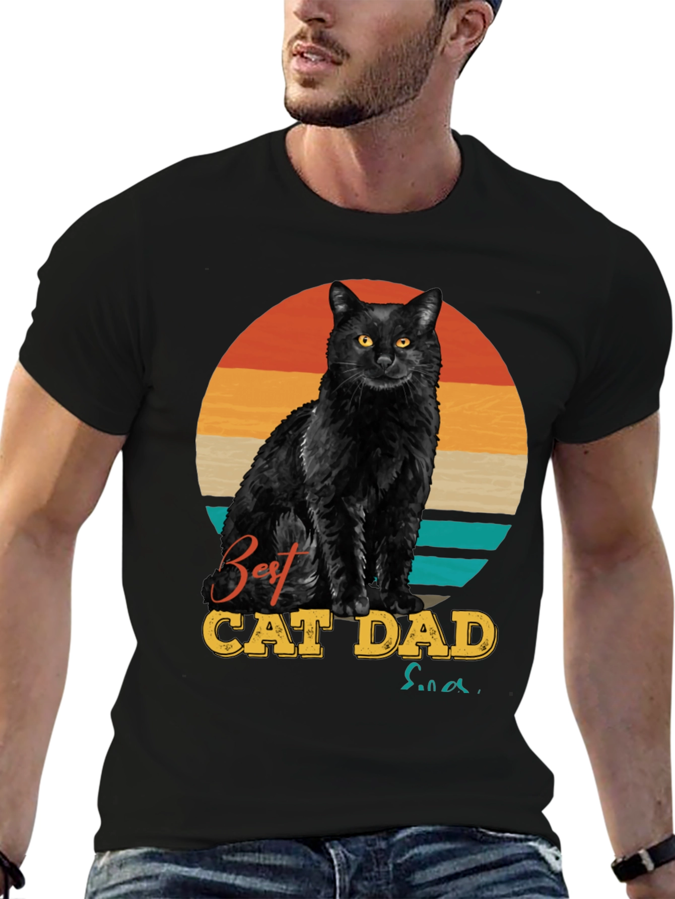 Best Cat Dad Ever T-Shirt