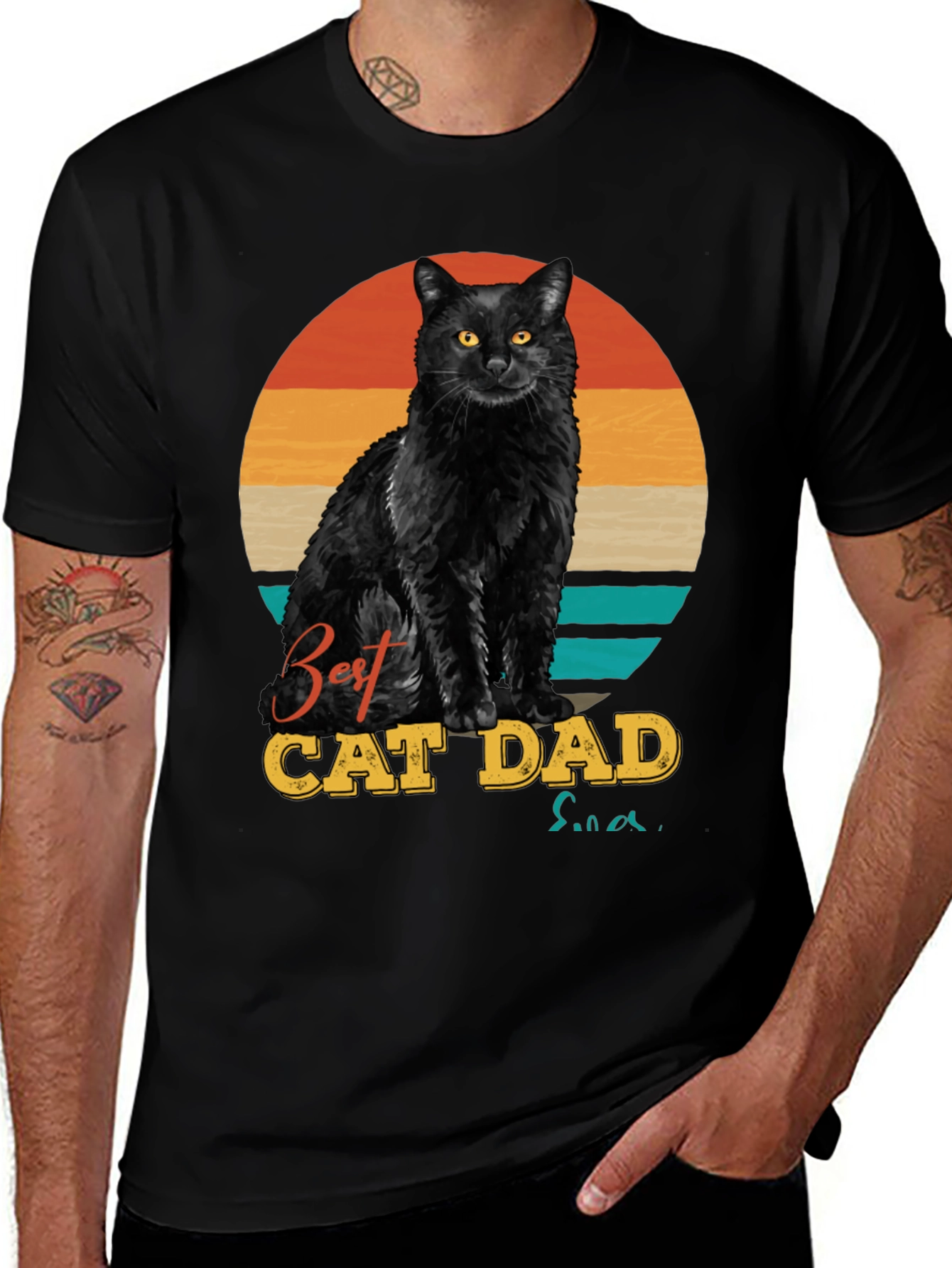 Best Cat Dad Ever T-Shirt