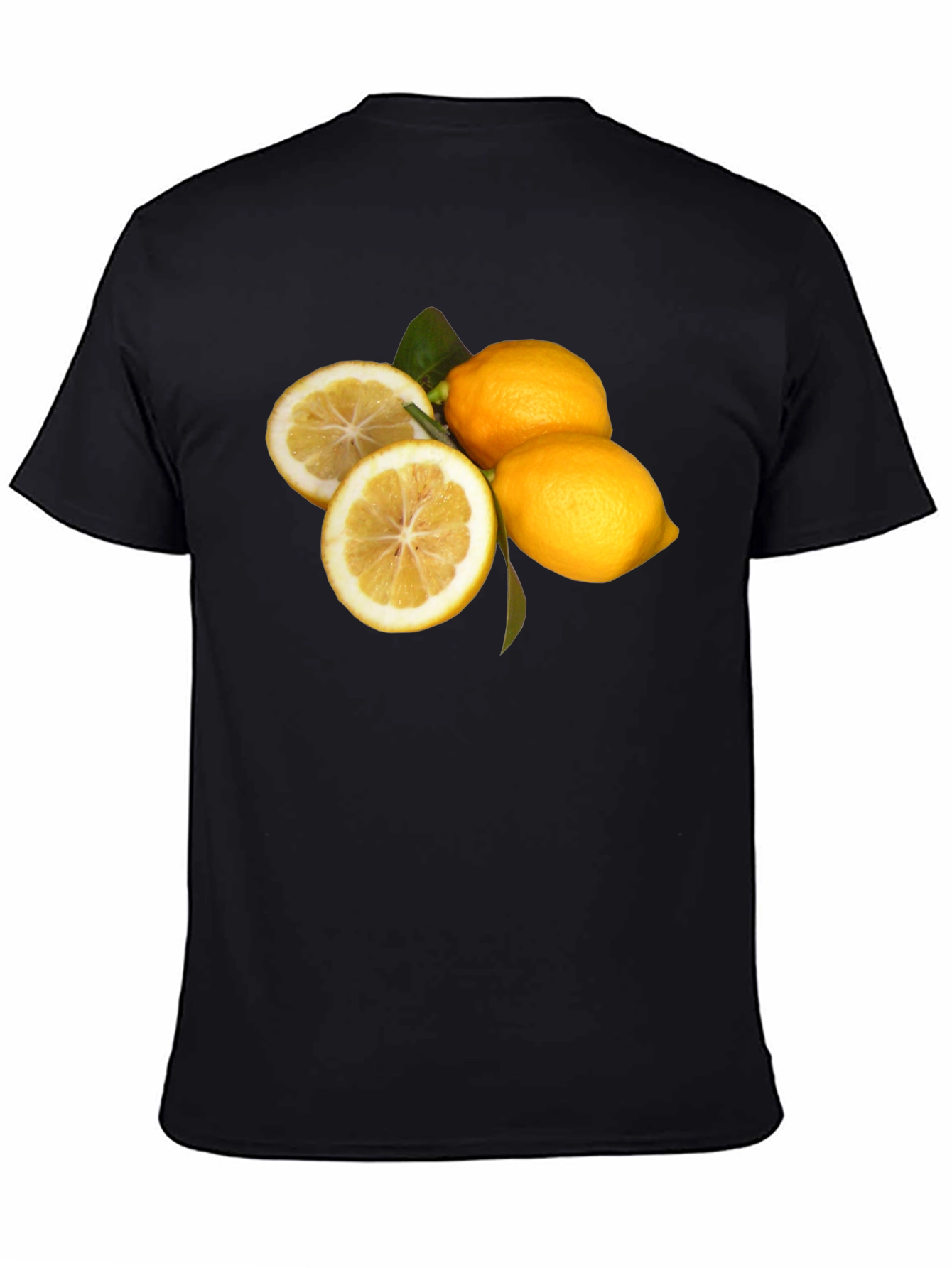 Lemon Graphic Black T-Shirt