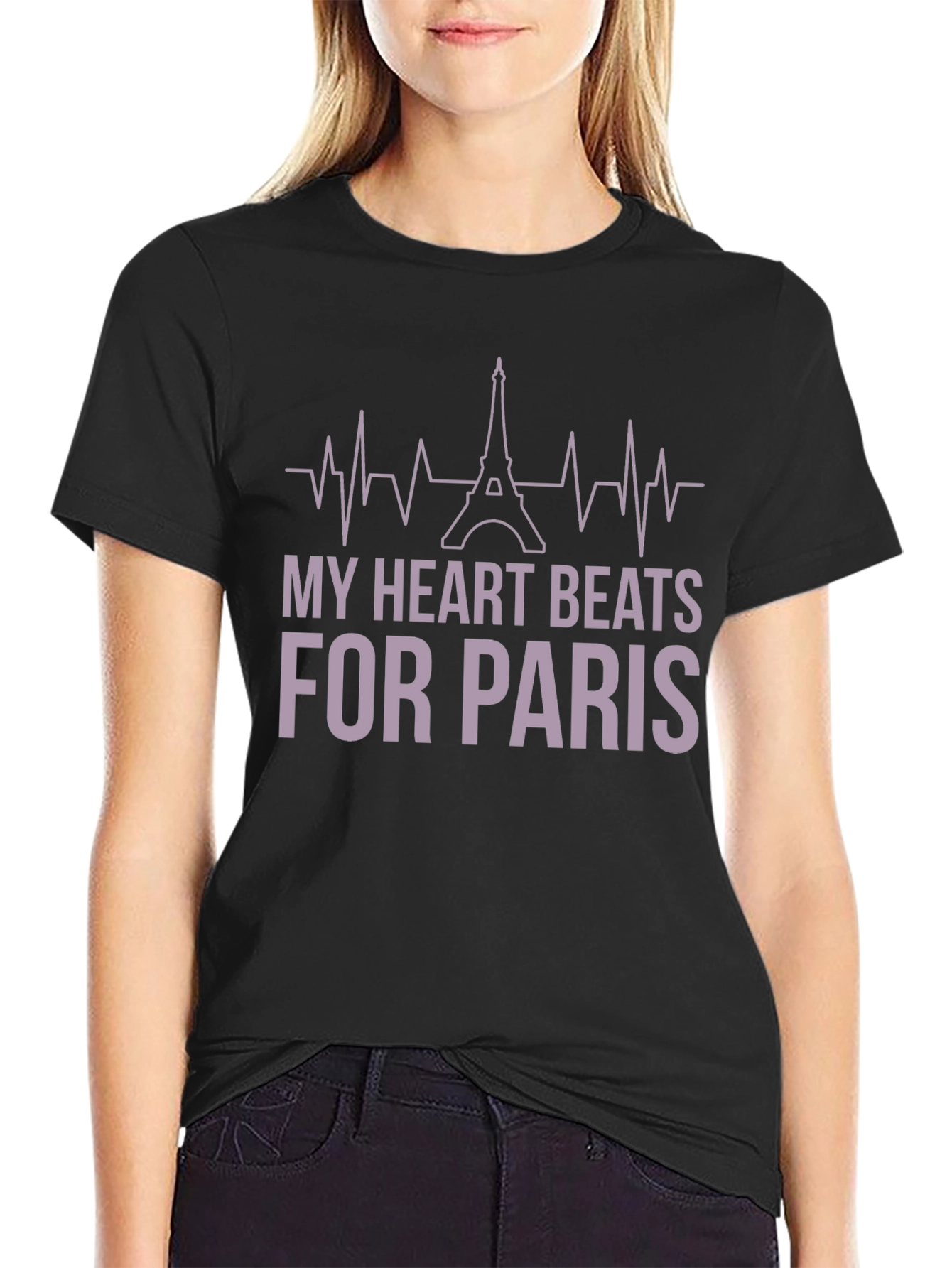 Paris Lover T-Shirt: My Heart Beats for Paris