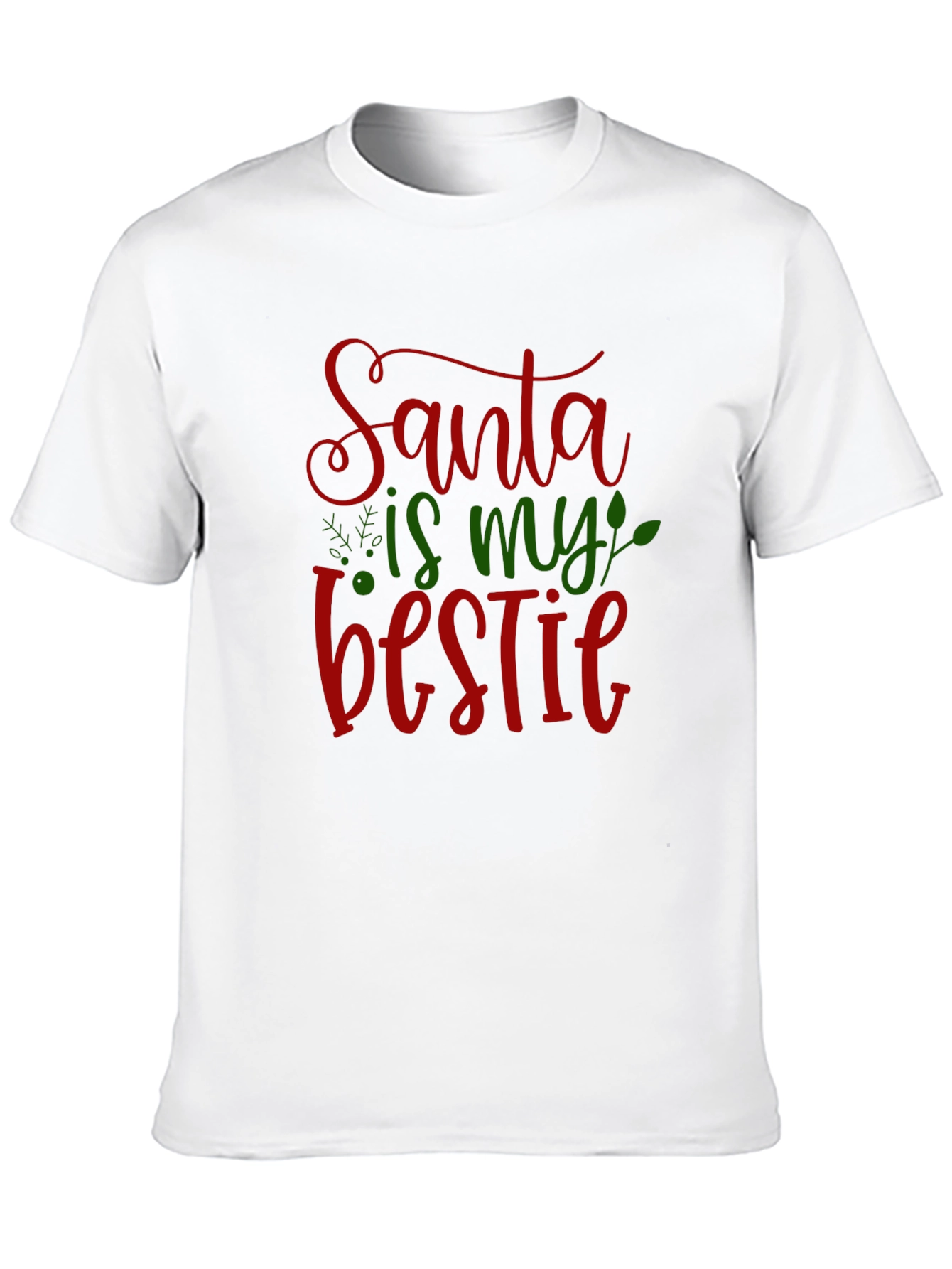 Santa is My Bestie Graphic Tee