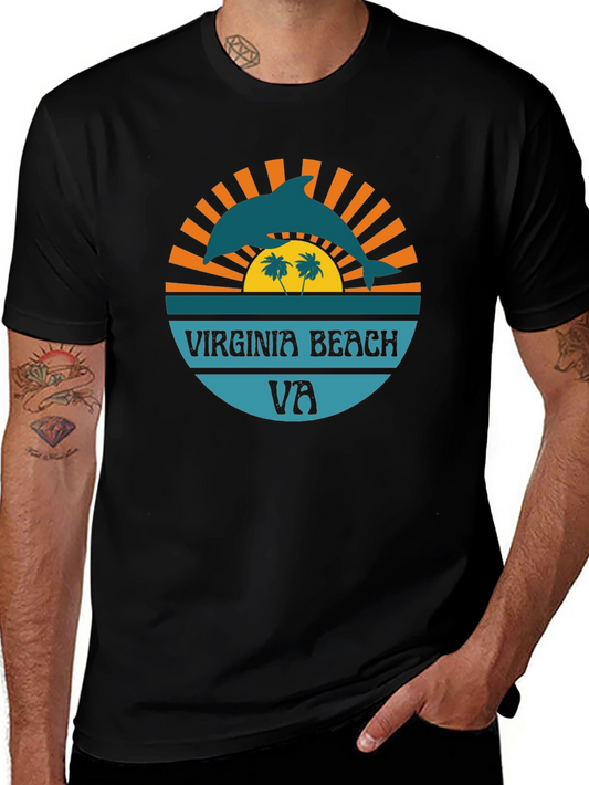 Virginia Beach Dolphin Graphic Tee