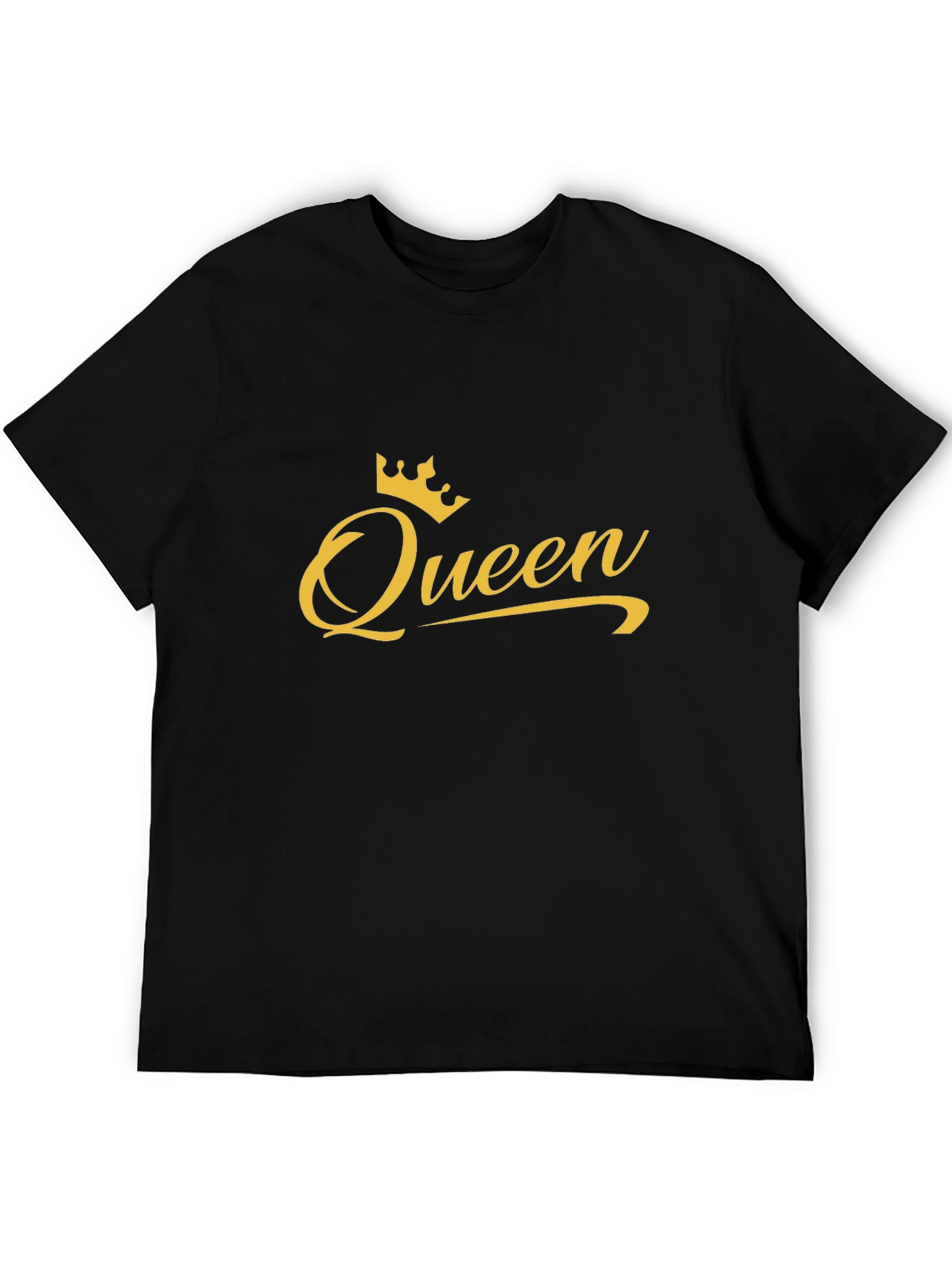Queen Crown Graphic Black T-Shirt - Stylish Casual Tee