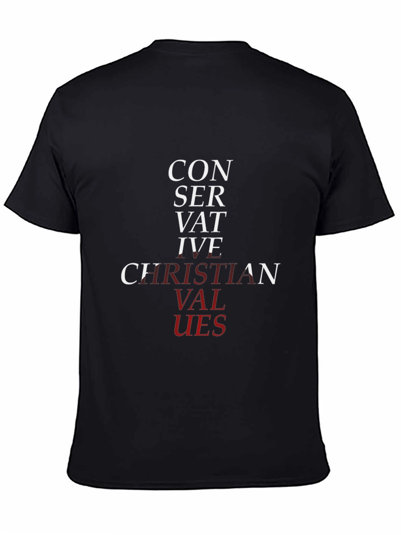 Conservative Christian Values Graphic T-Shirt