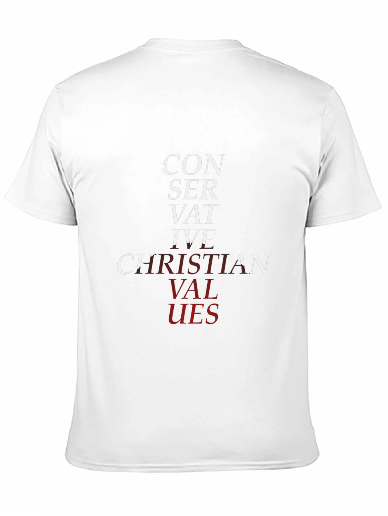Conservative Christian Values Graphic T-Shirt
